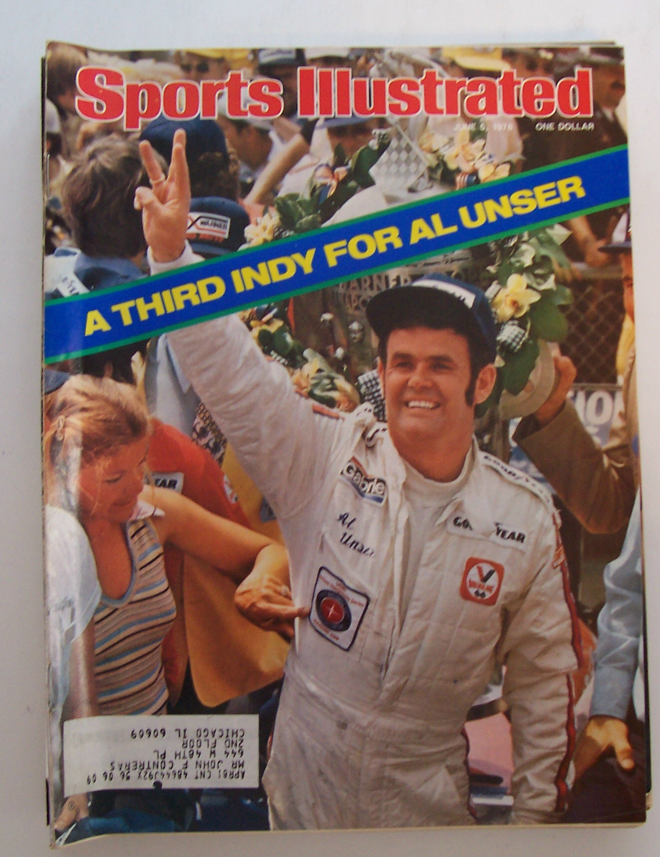 Sports Illustrated Magazine - June 5, 1978 - Al Unser
