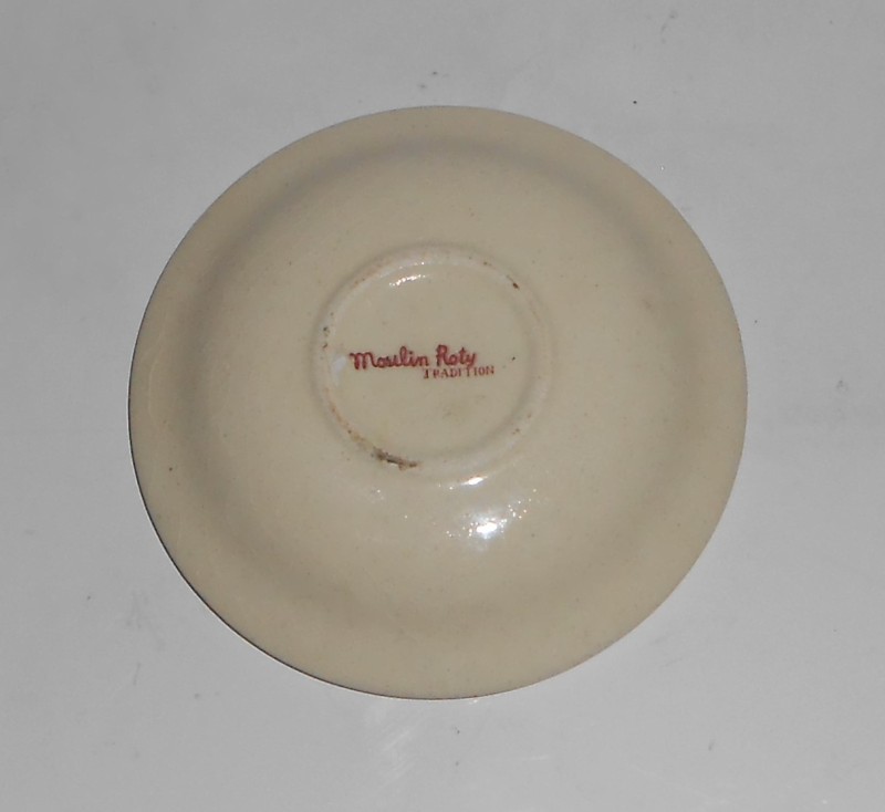 VINTAGE Moulin Roty China Restaurant Ware Children Playing Butter Pat