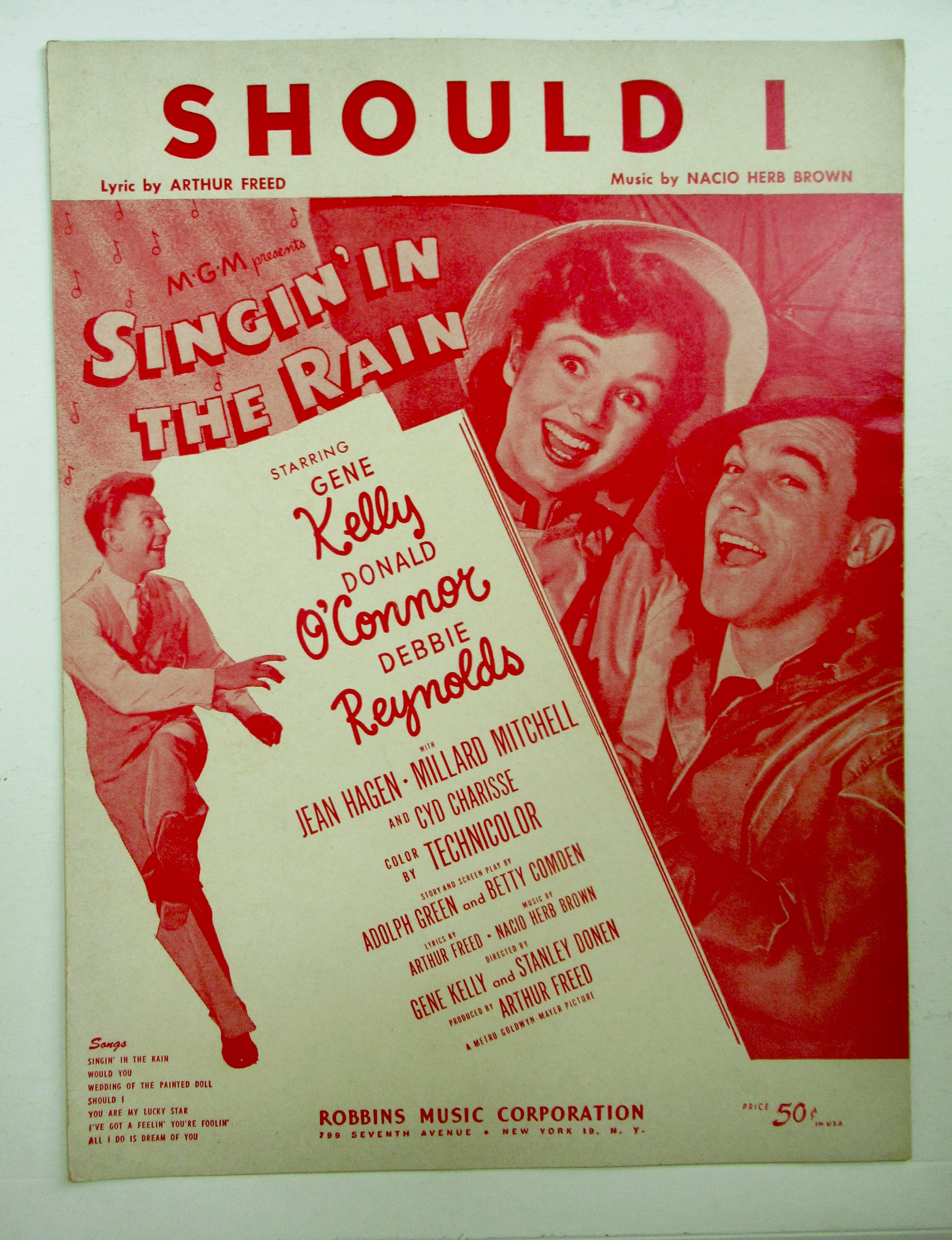 1929 Should I Sheet Music (Singing In The Rain)