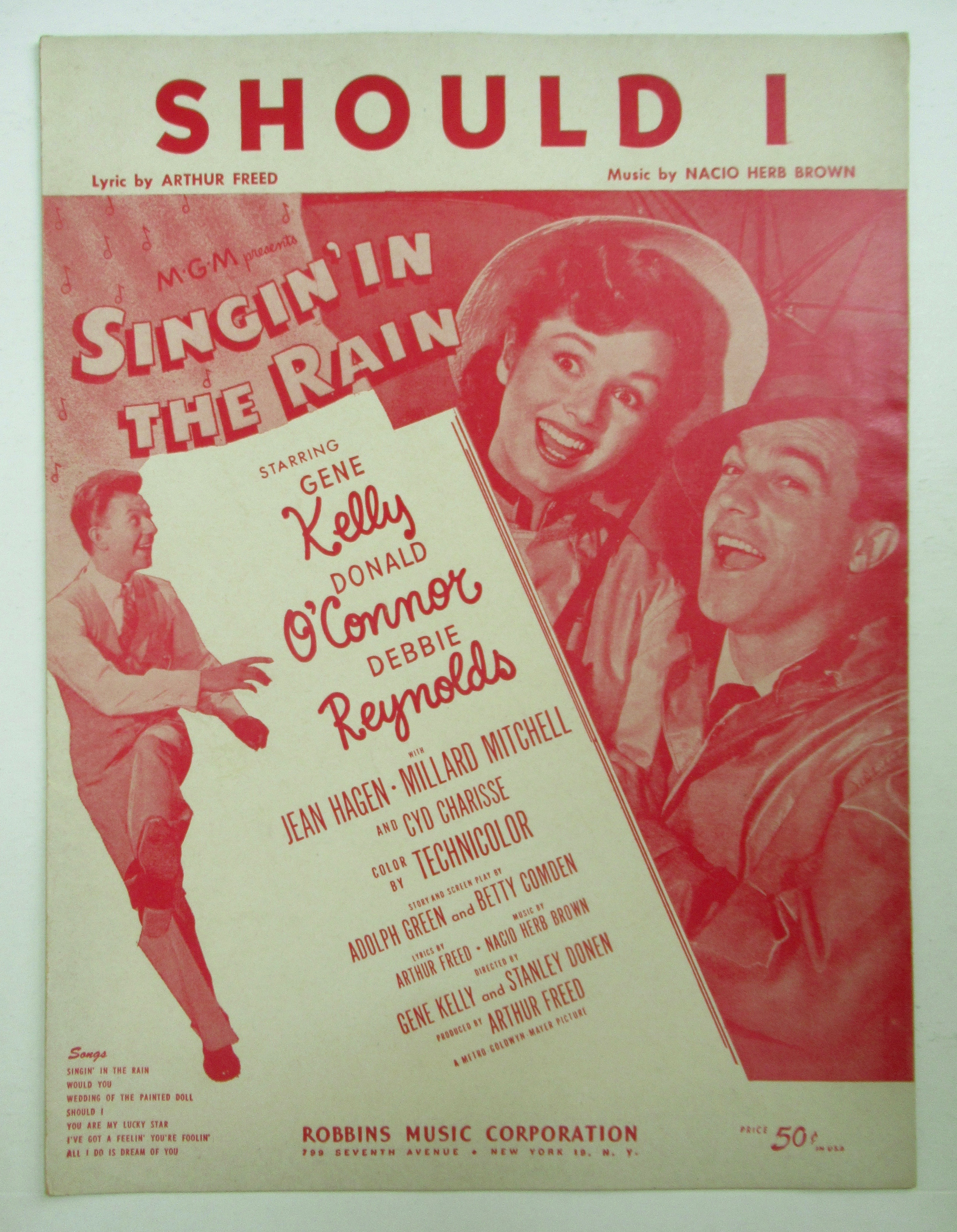 1929 Should I Sheet Music (Singing In The Rain)