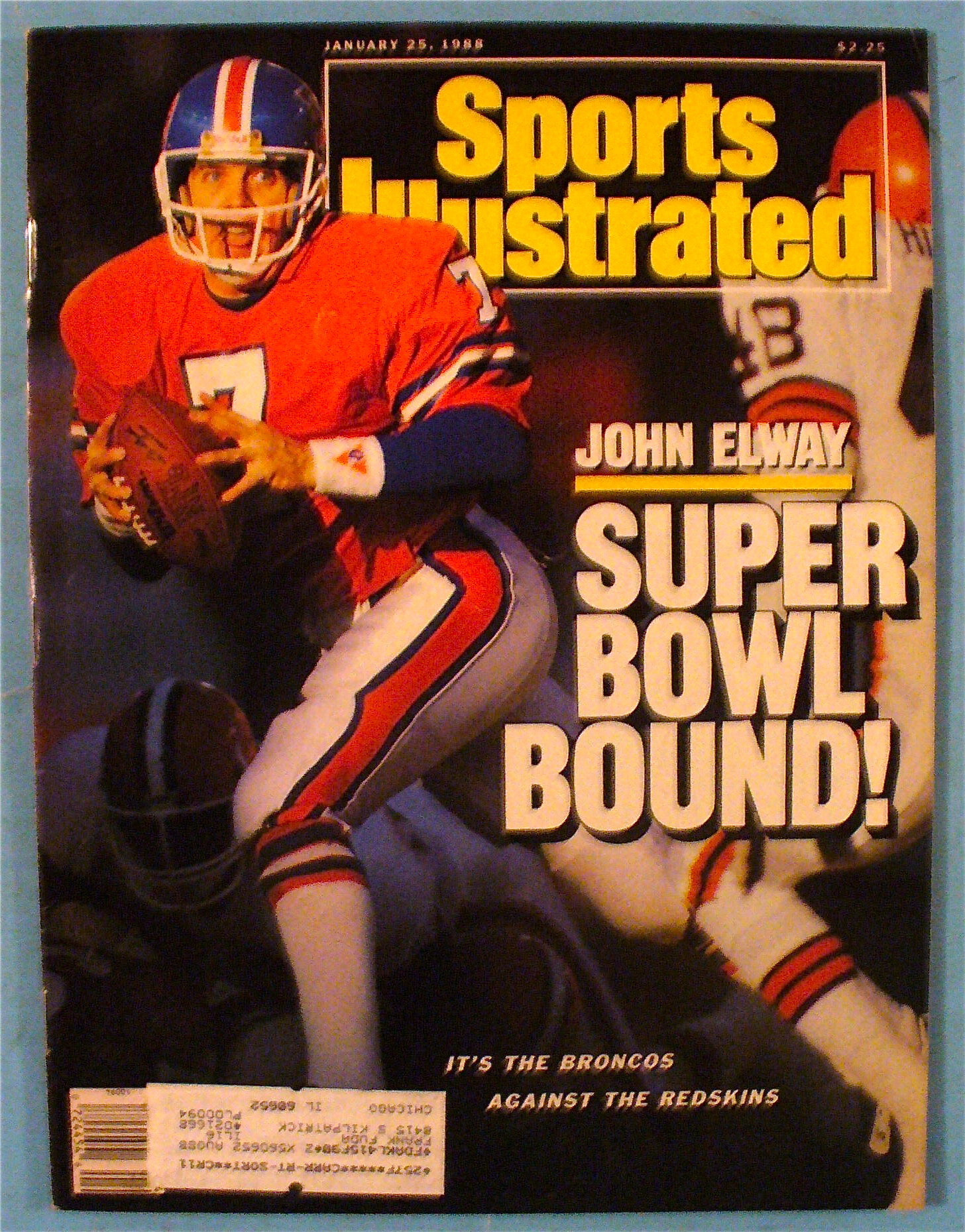 Sports Illustrated Magazine-Jan 25, 1988-John Elway