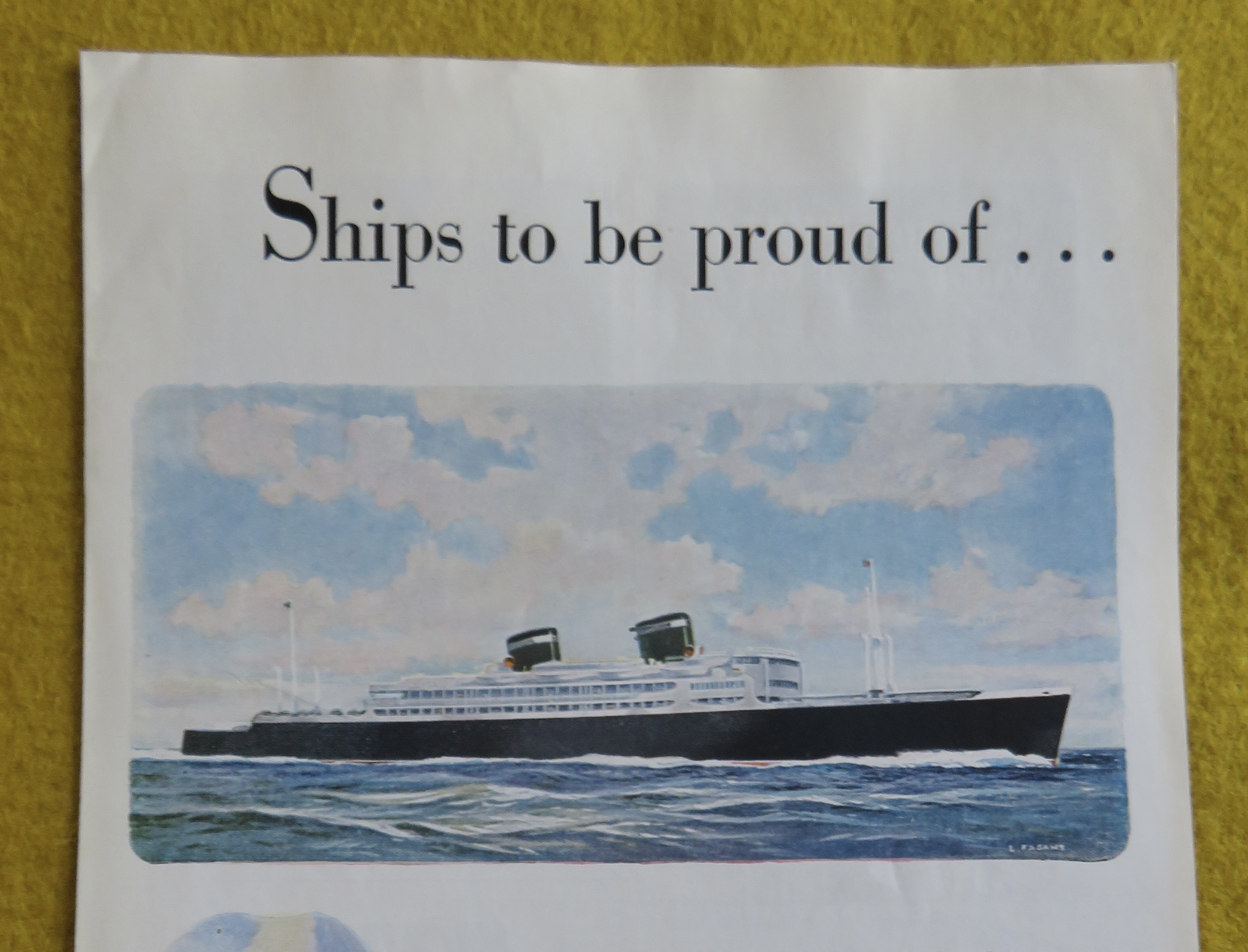 1946 Grace Line with 20 New Modern Santa Ships