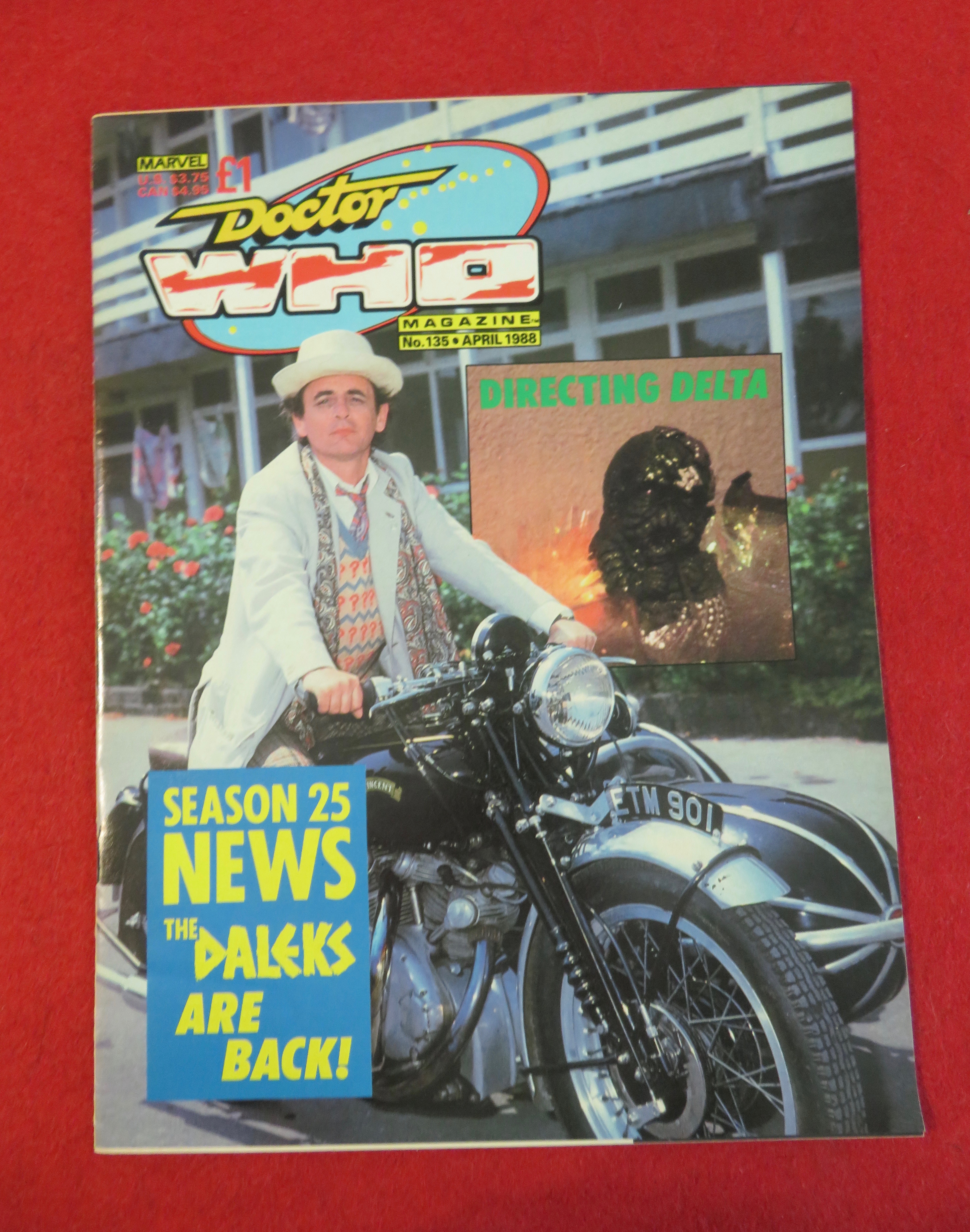 Doctor (Dr) Who Magazine April 1988 Directing Delta