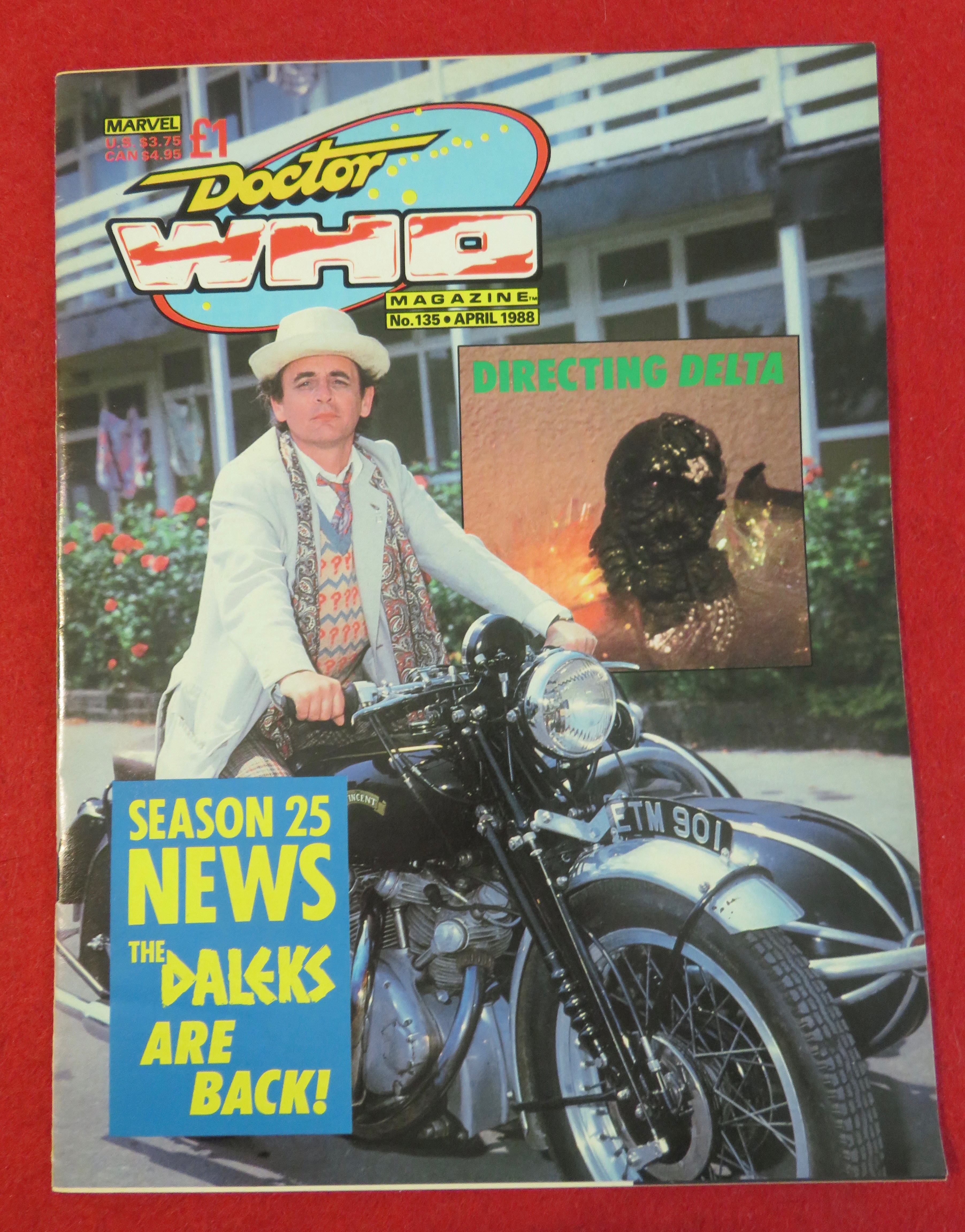 Doctor (Dr) Who Magazine April 1988 Directing Delta