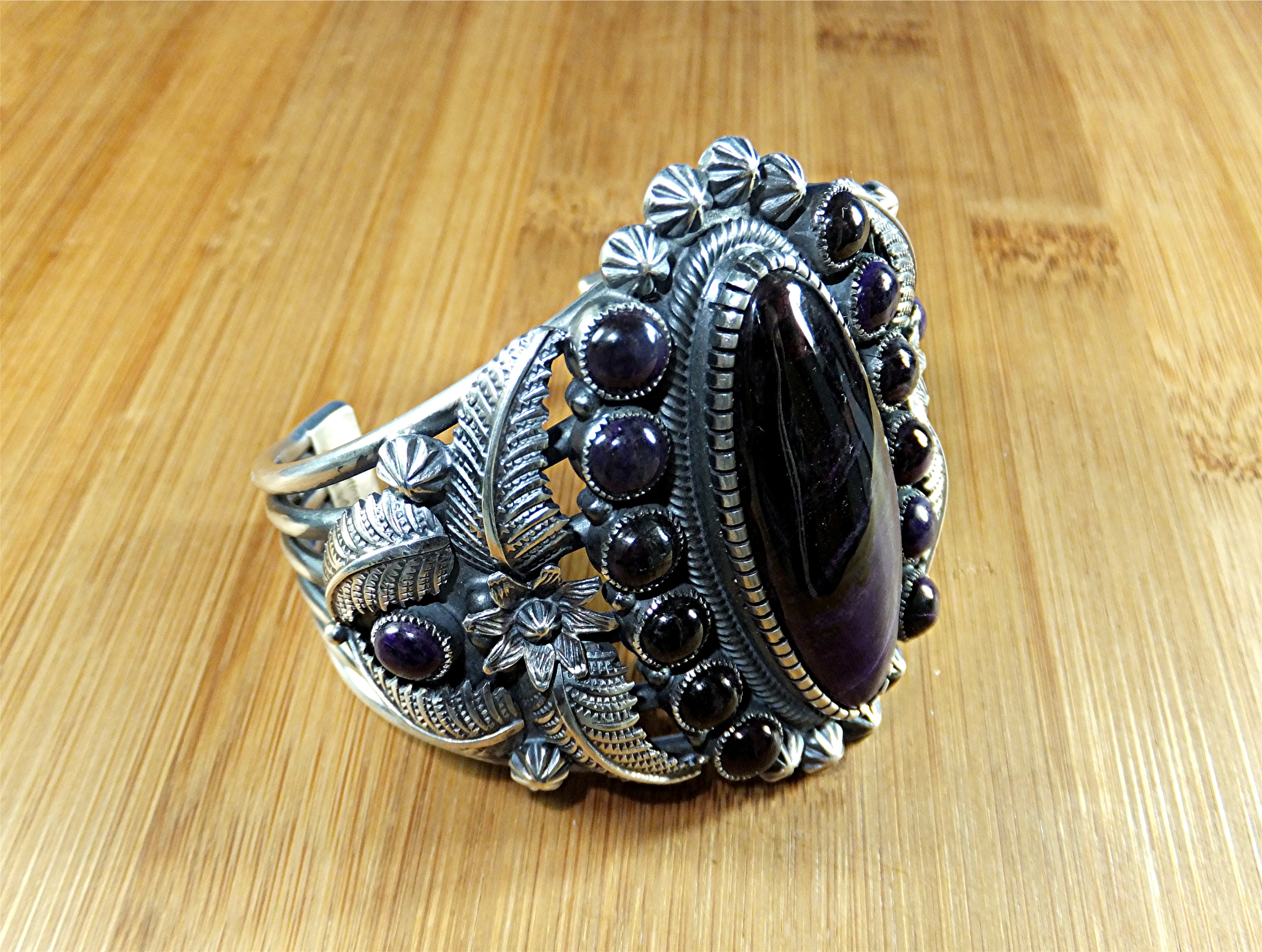 Kirk Smith RIP Charoite Sterling Silver Cuff