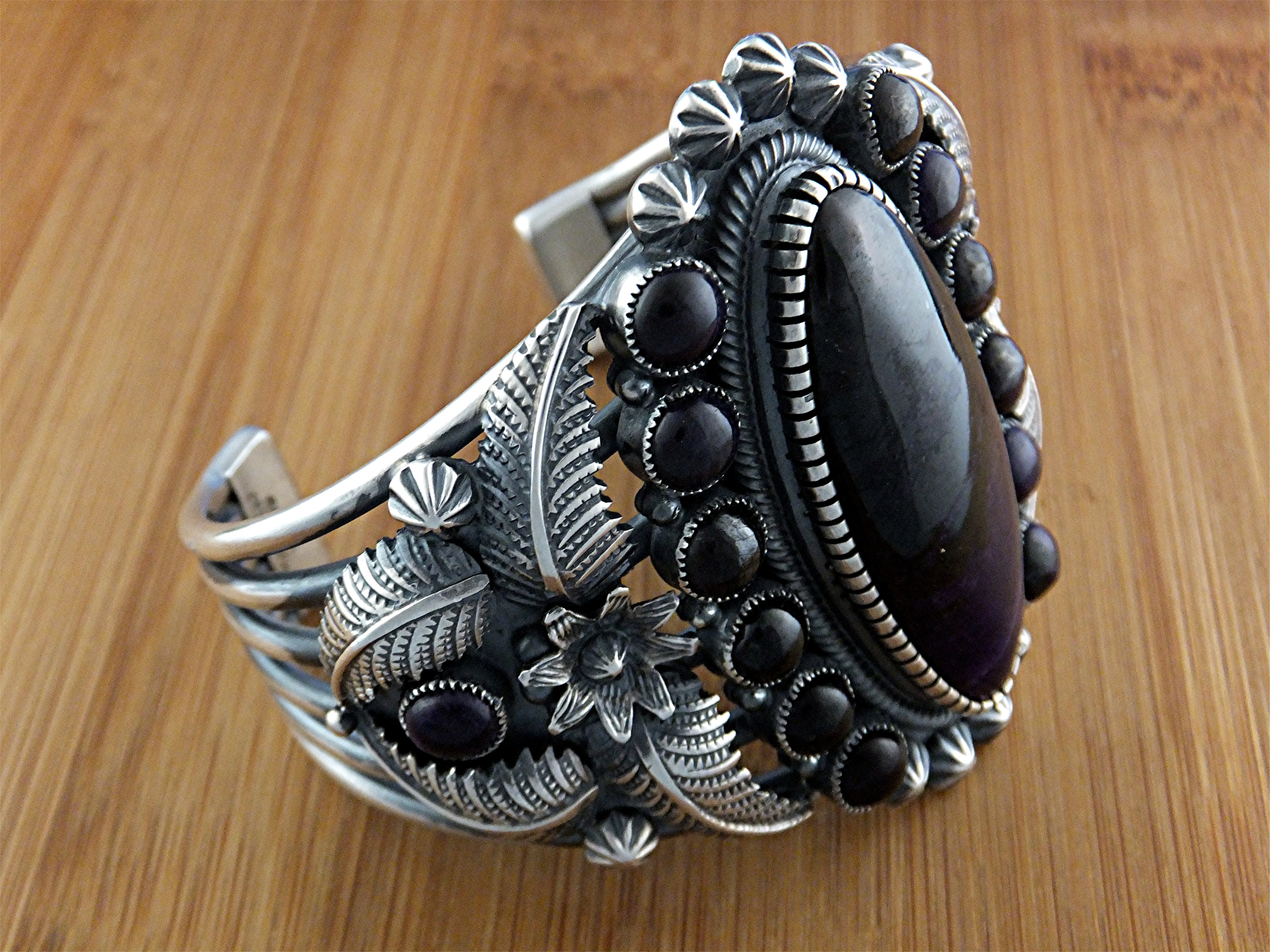 Kirk Smith RIP Charoite Sterling Silver Cuff