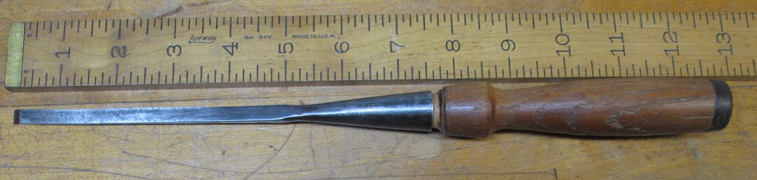 Warranted Steel Socket Firmer Chisel 1/4 inch