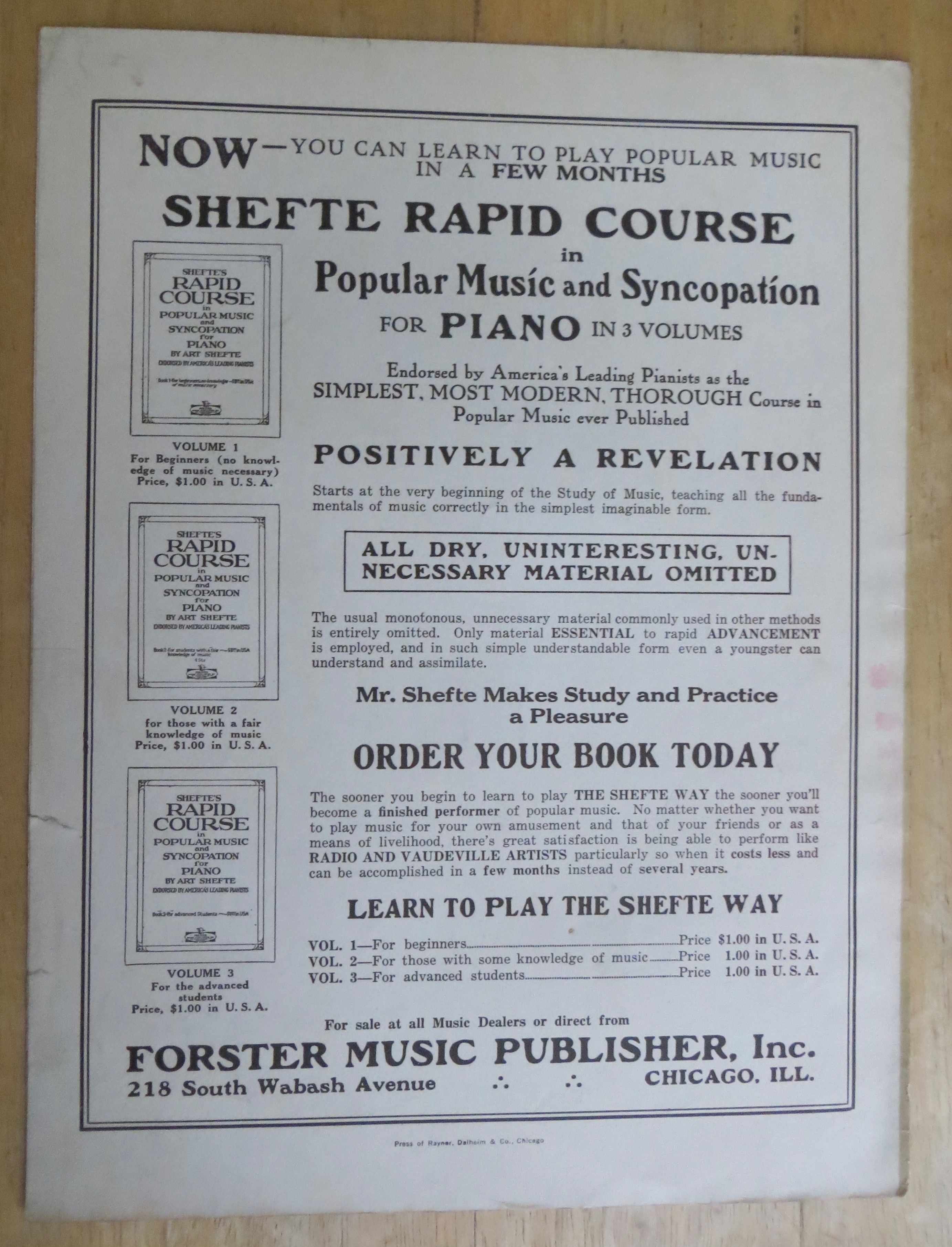 1927 Tomorrow Sheet Music By Hirsch, Spitalny & Wichita