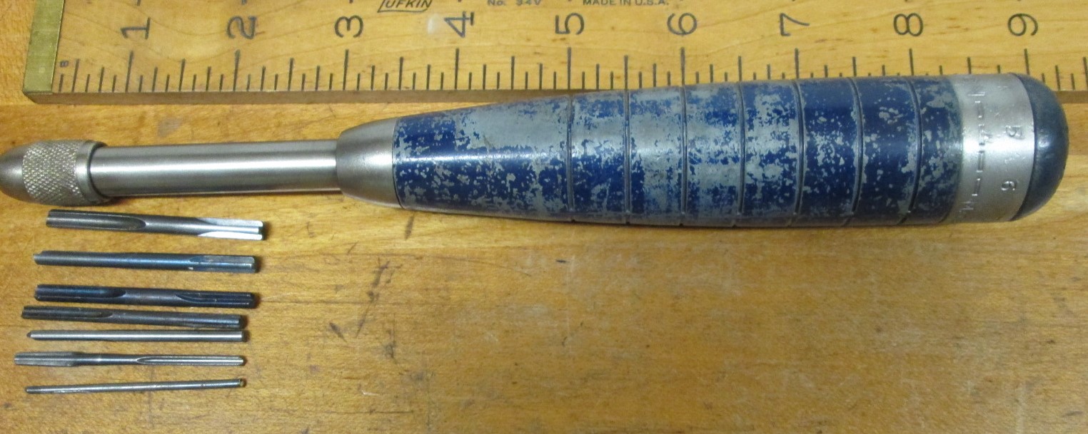 Craftsman Yankee Spiral Push Drill w/7 Bits