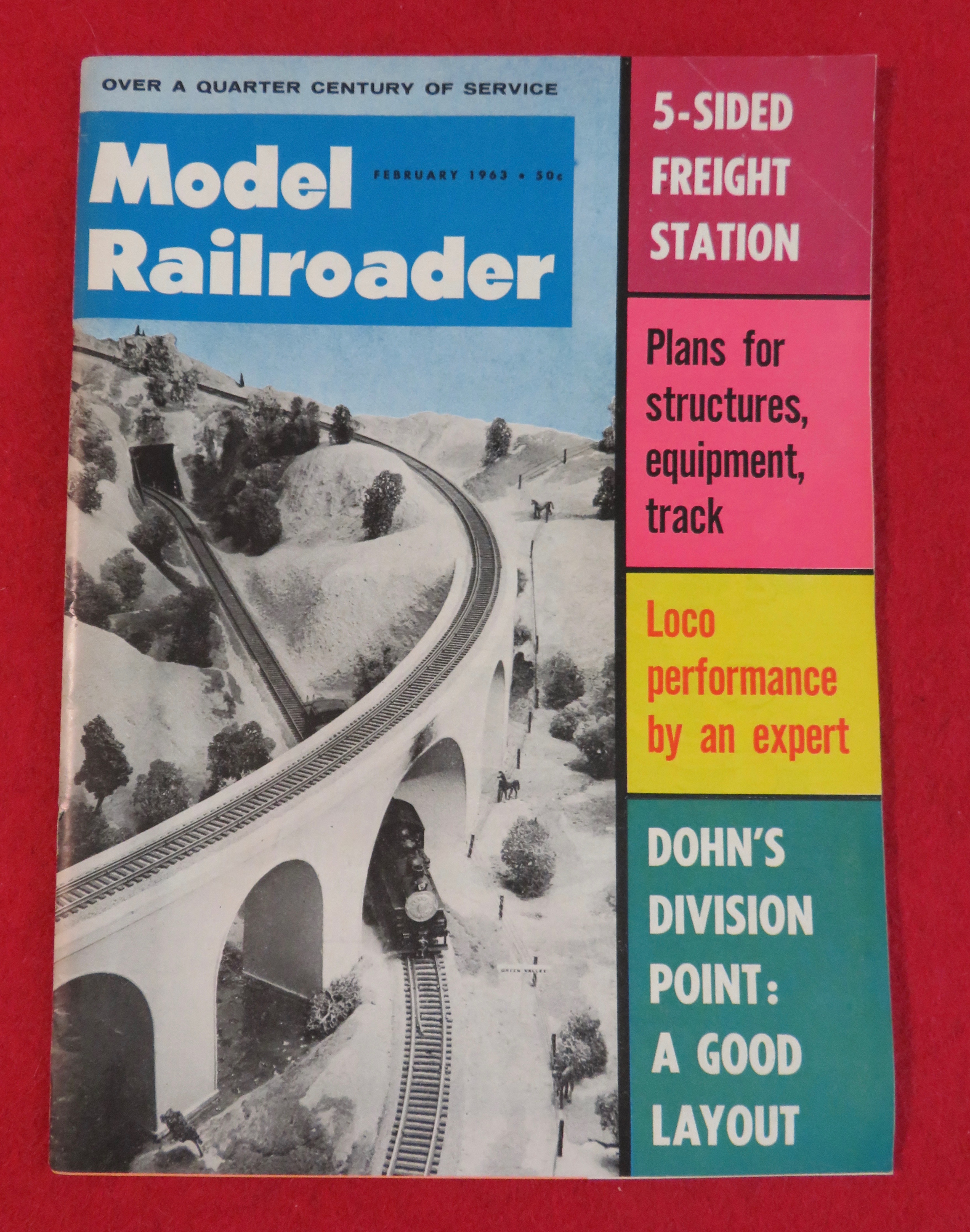 Model Railroader Magazine February 1963
