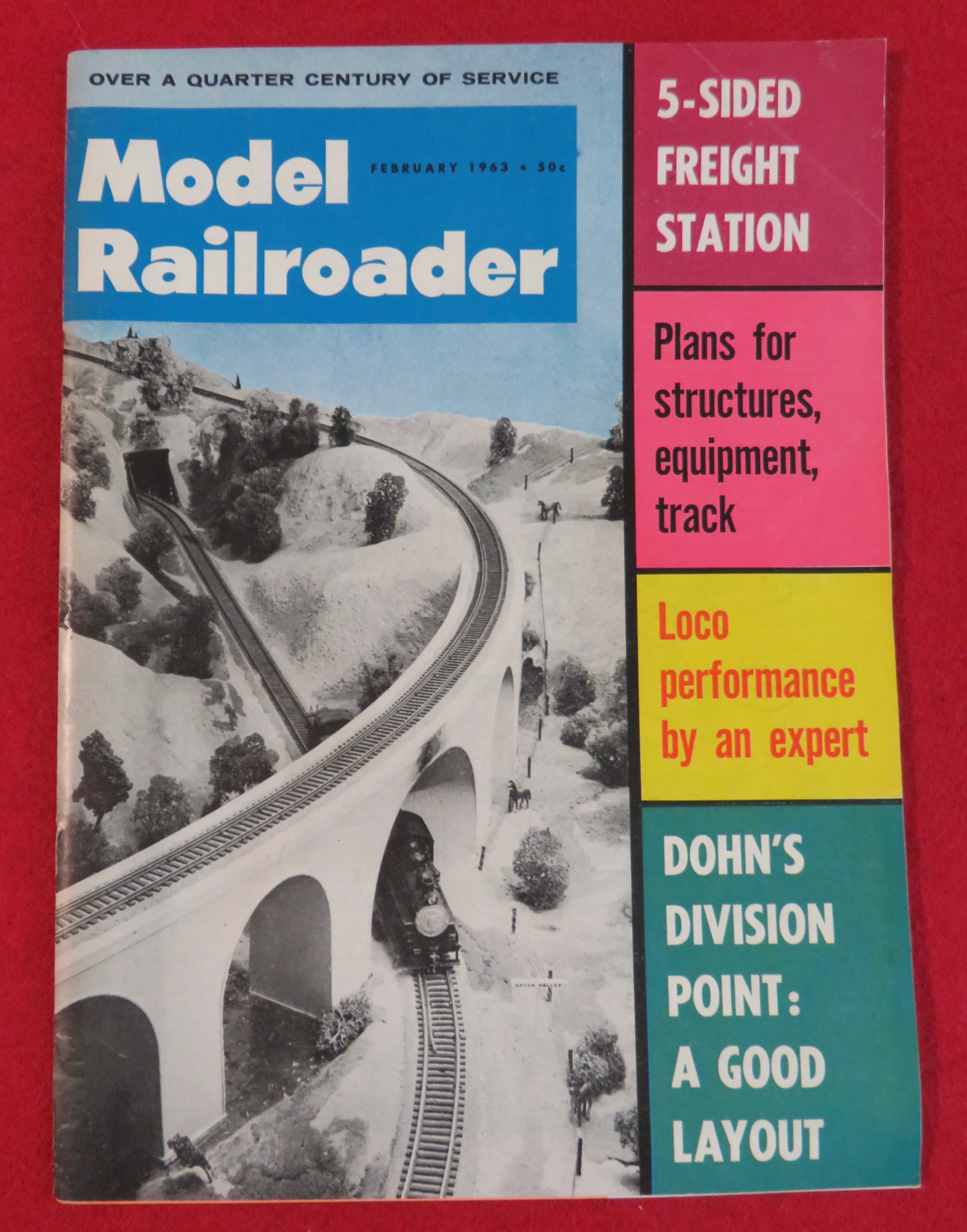 Model Railroader Magazine February 1963