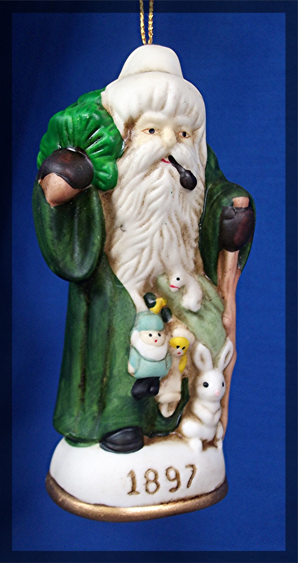 1897 Santa Claus Christmas Ornament