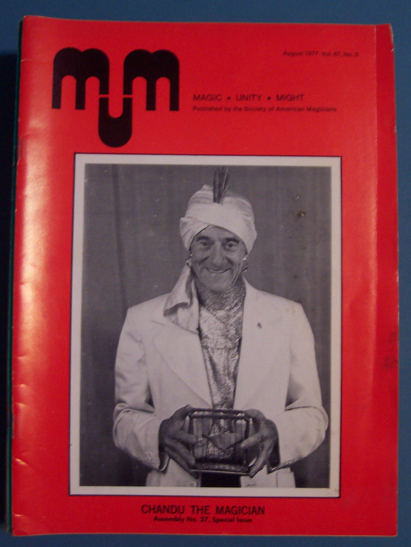 Magic Unity Might MUM Magician Magazine - August 1977