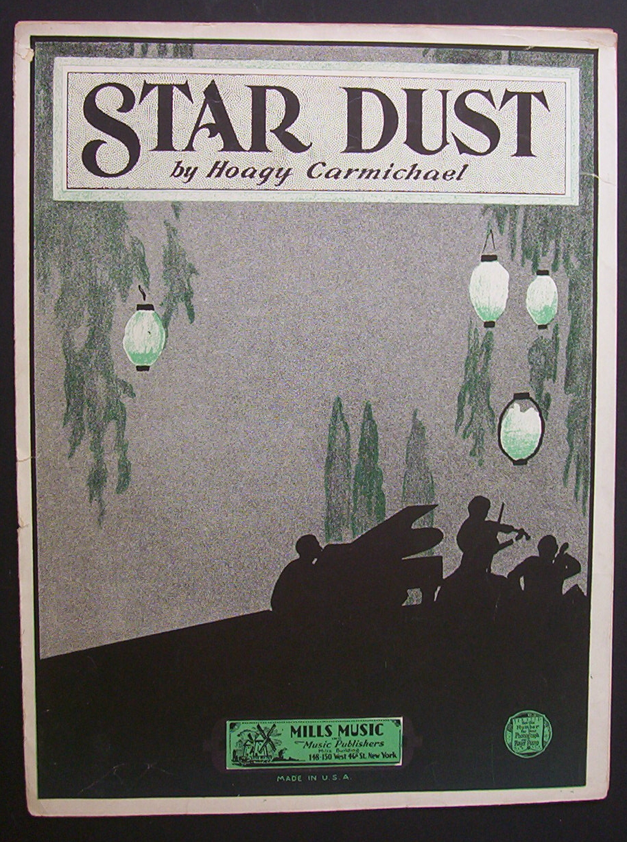 Sheet Music For 1930 Star Dust