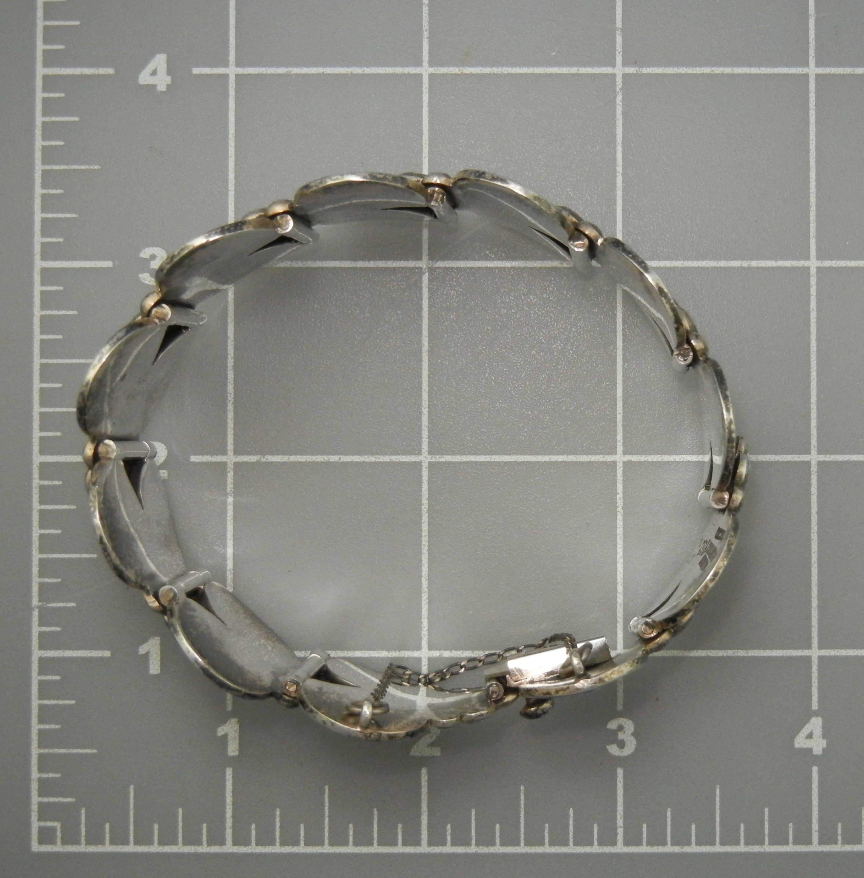 Taxco Mexico Sterling Silver Bracelet Meliseo Rodriguez