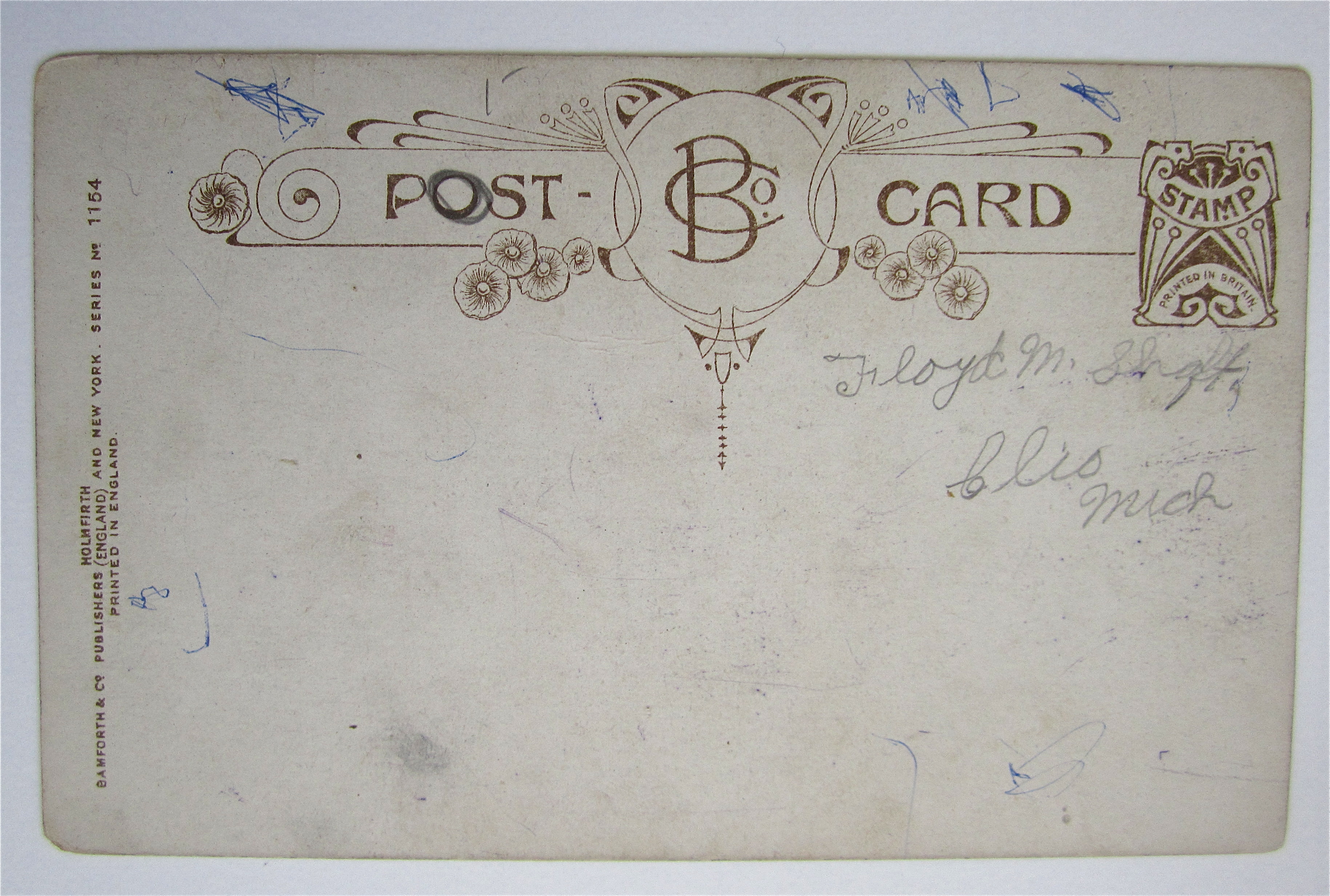 Boy Being Told To Stop Whistling Postcard