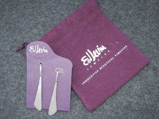 Designer Sterling Silver Ed Levin Atlantis Hook Earring