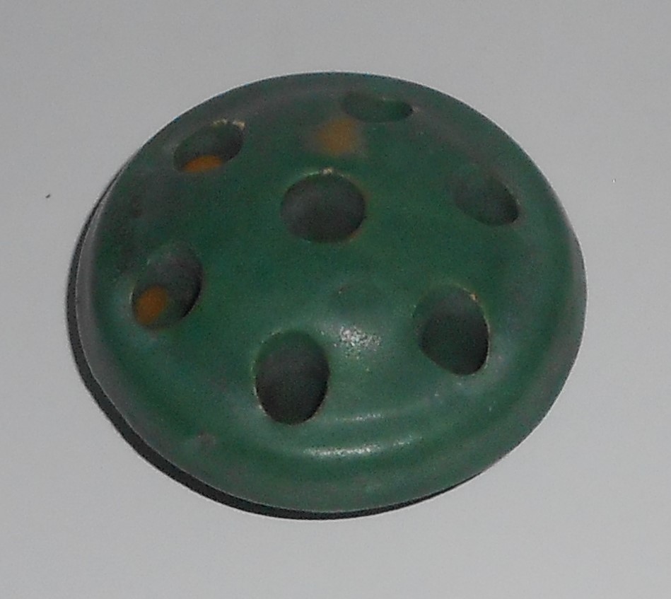 VINTAGE Zanesville Stoneware Art Pottery Matte Green Fl