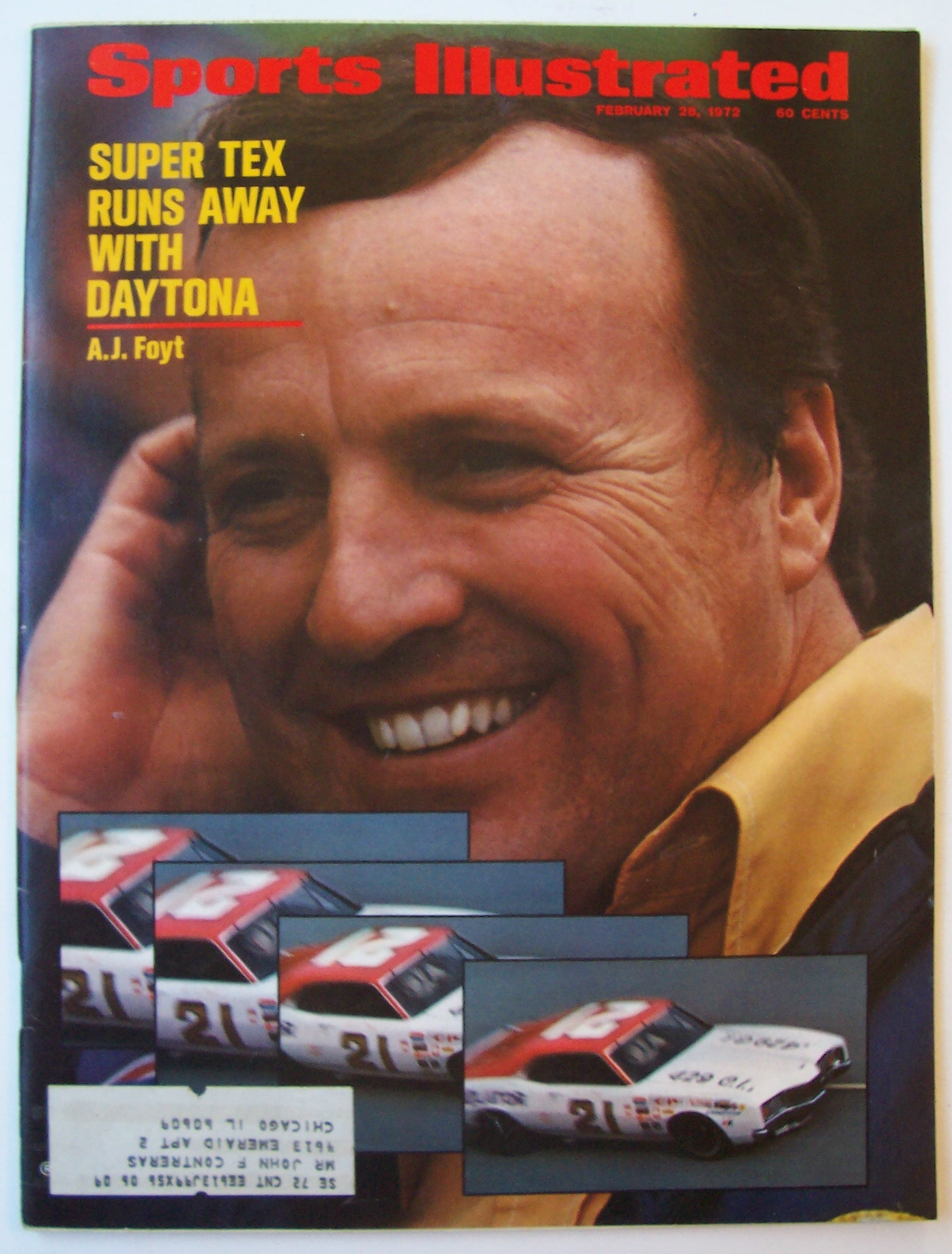 Sports Illustrated Magazine -Feb 28, 1972- A. J. Foyt
