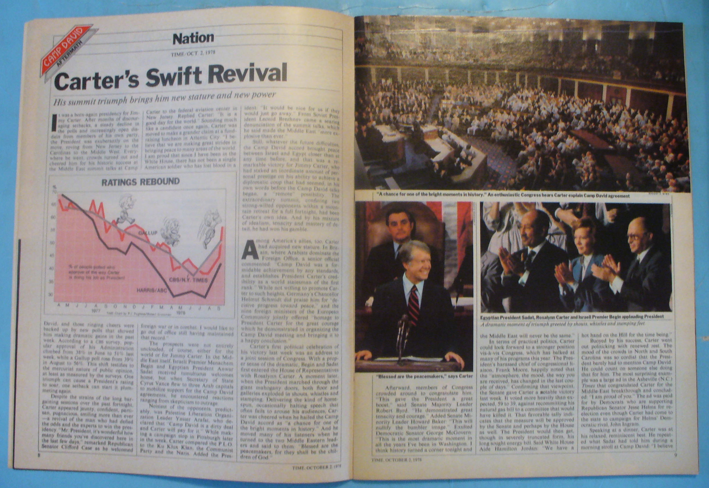 Time Magazine - October 2, 1978 Carter Breakthrough
