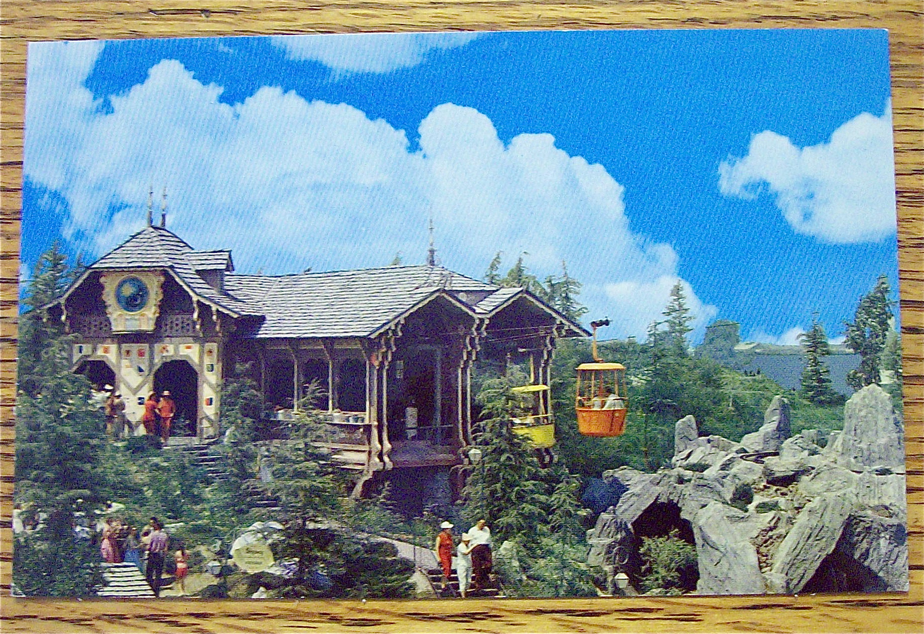 Skyride (The Magic Kingdom In Disneyland) Postcard