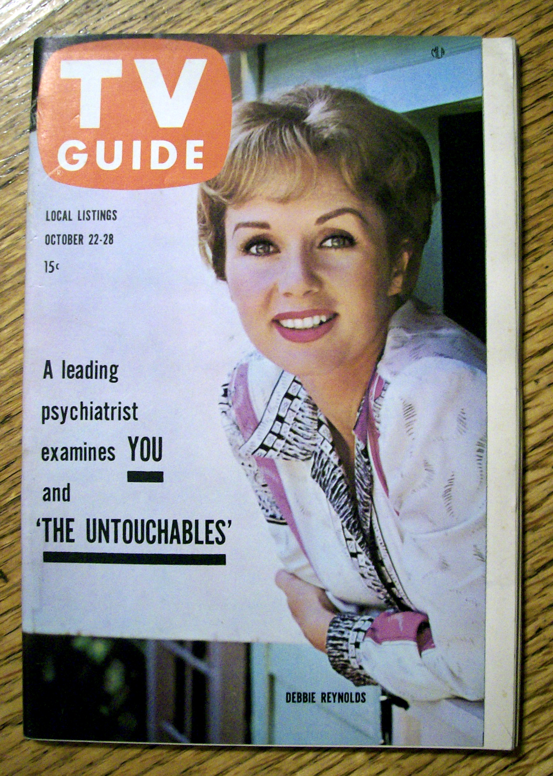 TV Guide - October 22-28, 1960 - Debbie Reynolds