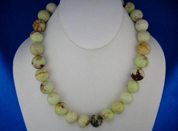 Cryspress Beads Necklace 20mm Silver Toggle Clasp