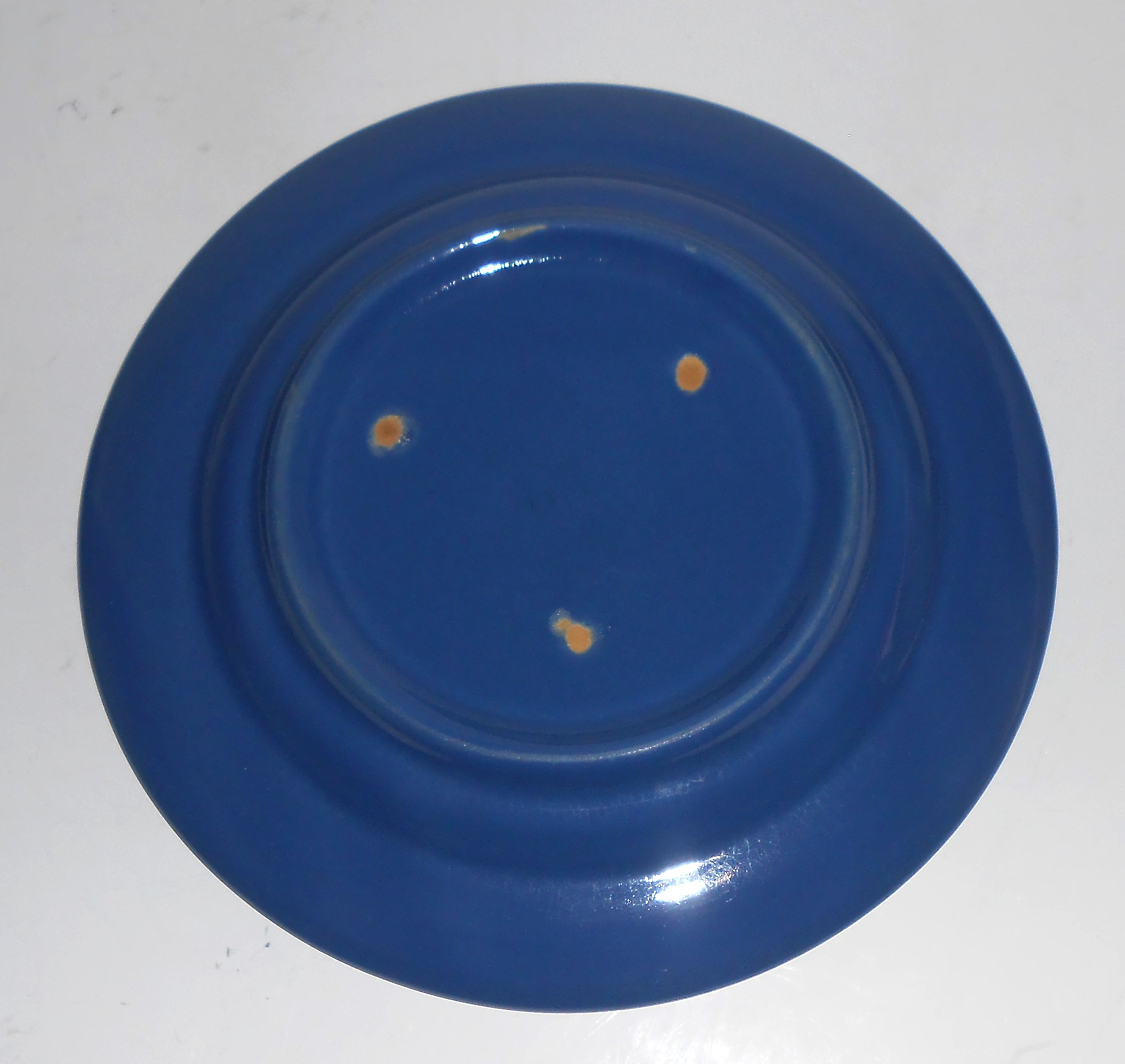Vintage Coors Pottery Rosebud Blue 6'' Plate #2