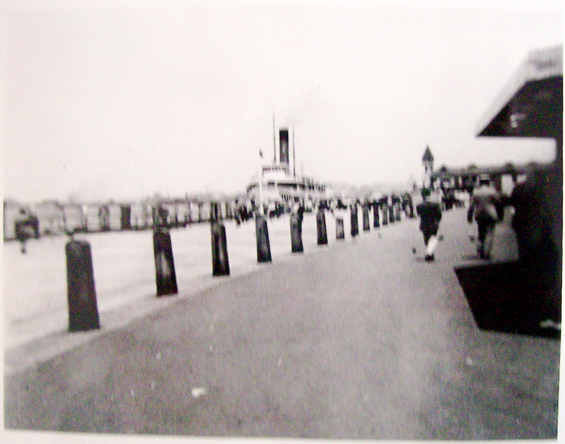 1939 Photograph At Battery Park (Excursion Boat Docks)
