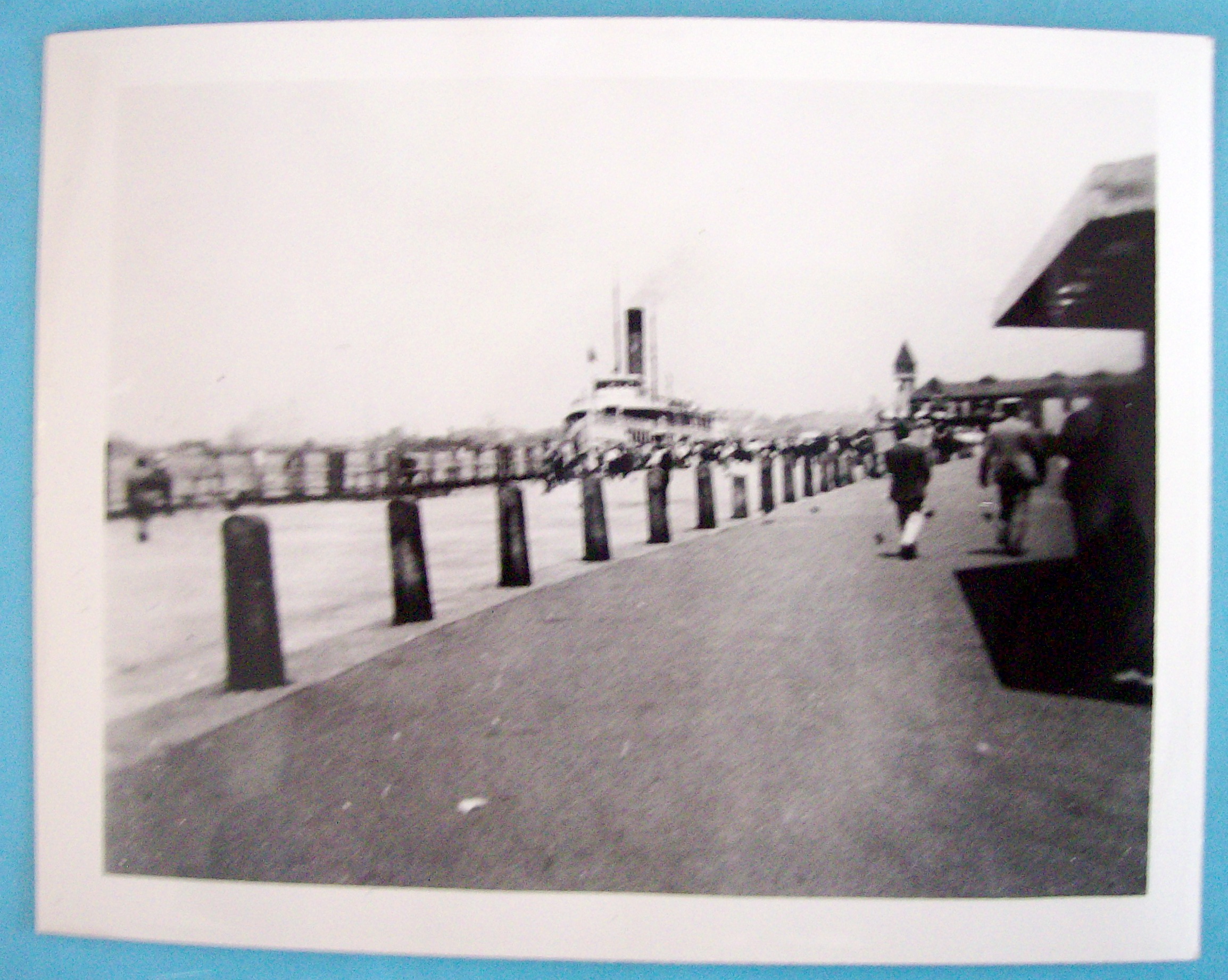 1939 Photograph At Battery Park (Excursion Boat Docks)
