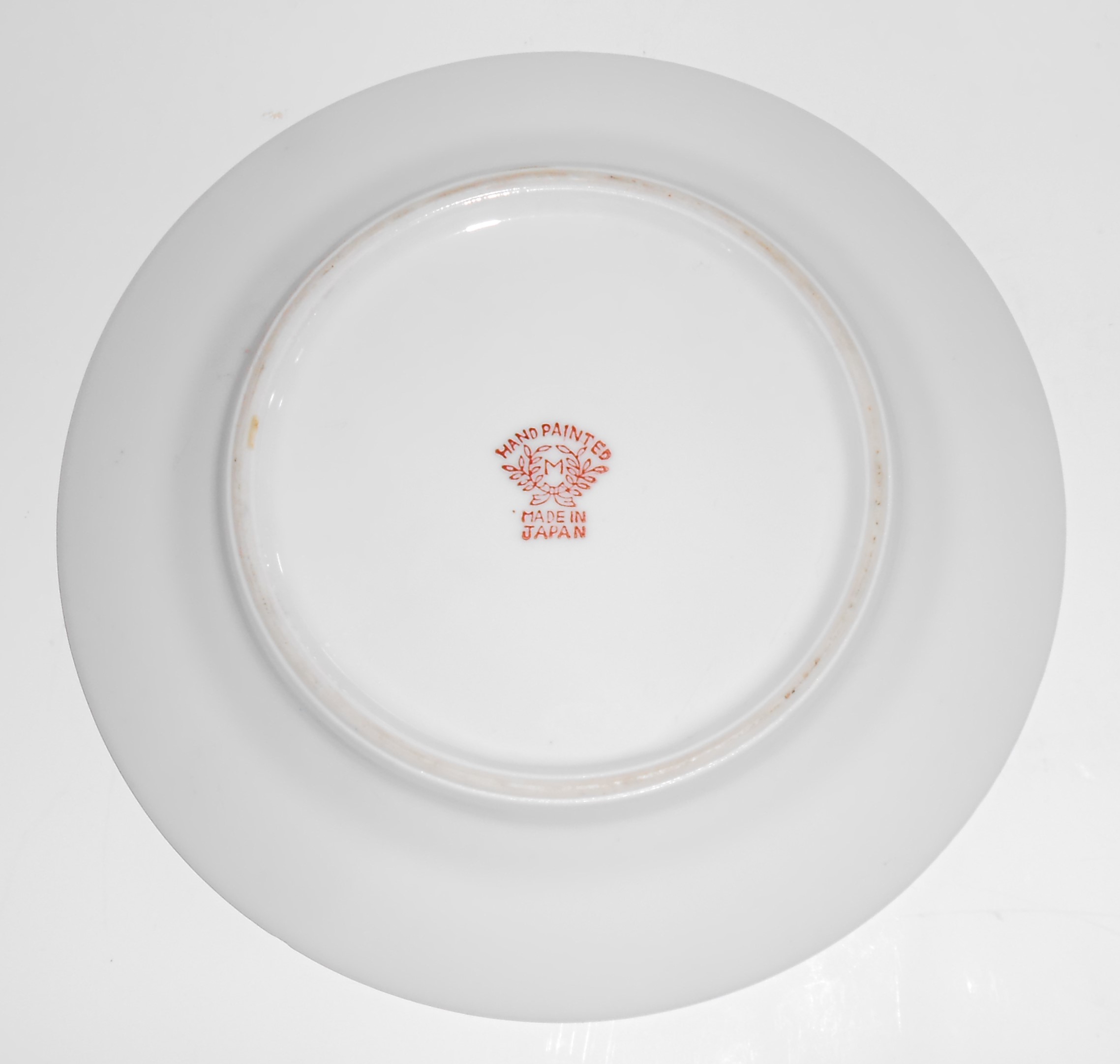 Noritake Porcelain Morimura China River Bridge Huts Mt