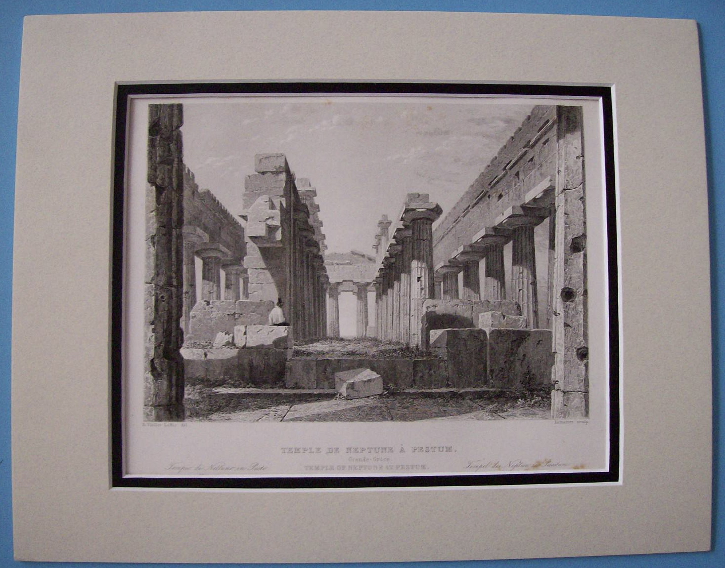 Temple De Neptune A Pestum