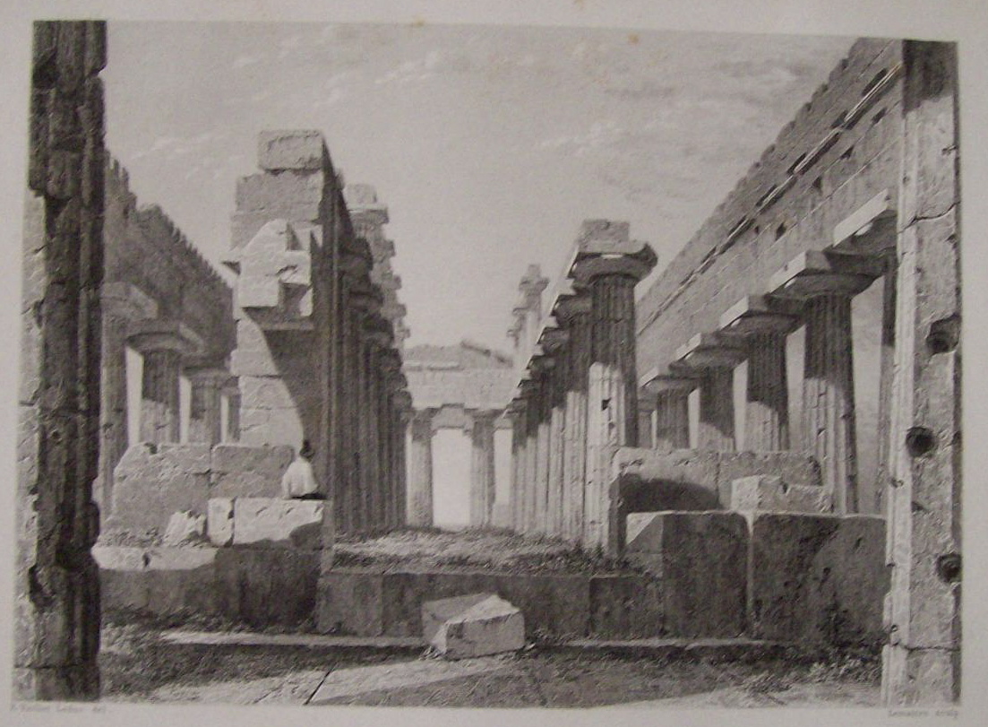 Temple De Neptune A Pestum