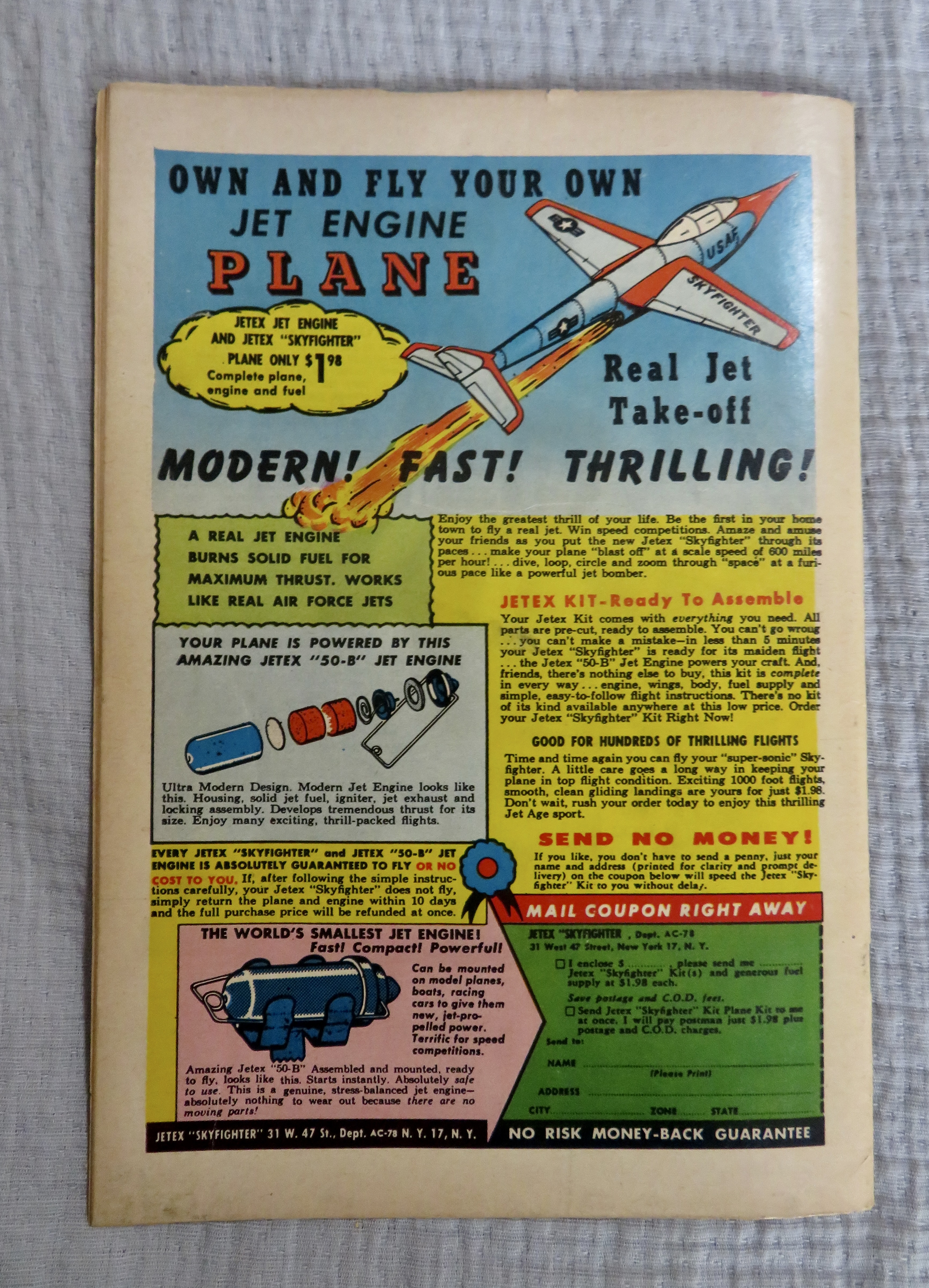 Forbidden Worlds Comic August 1958 Pharaoh's Skis