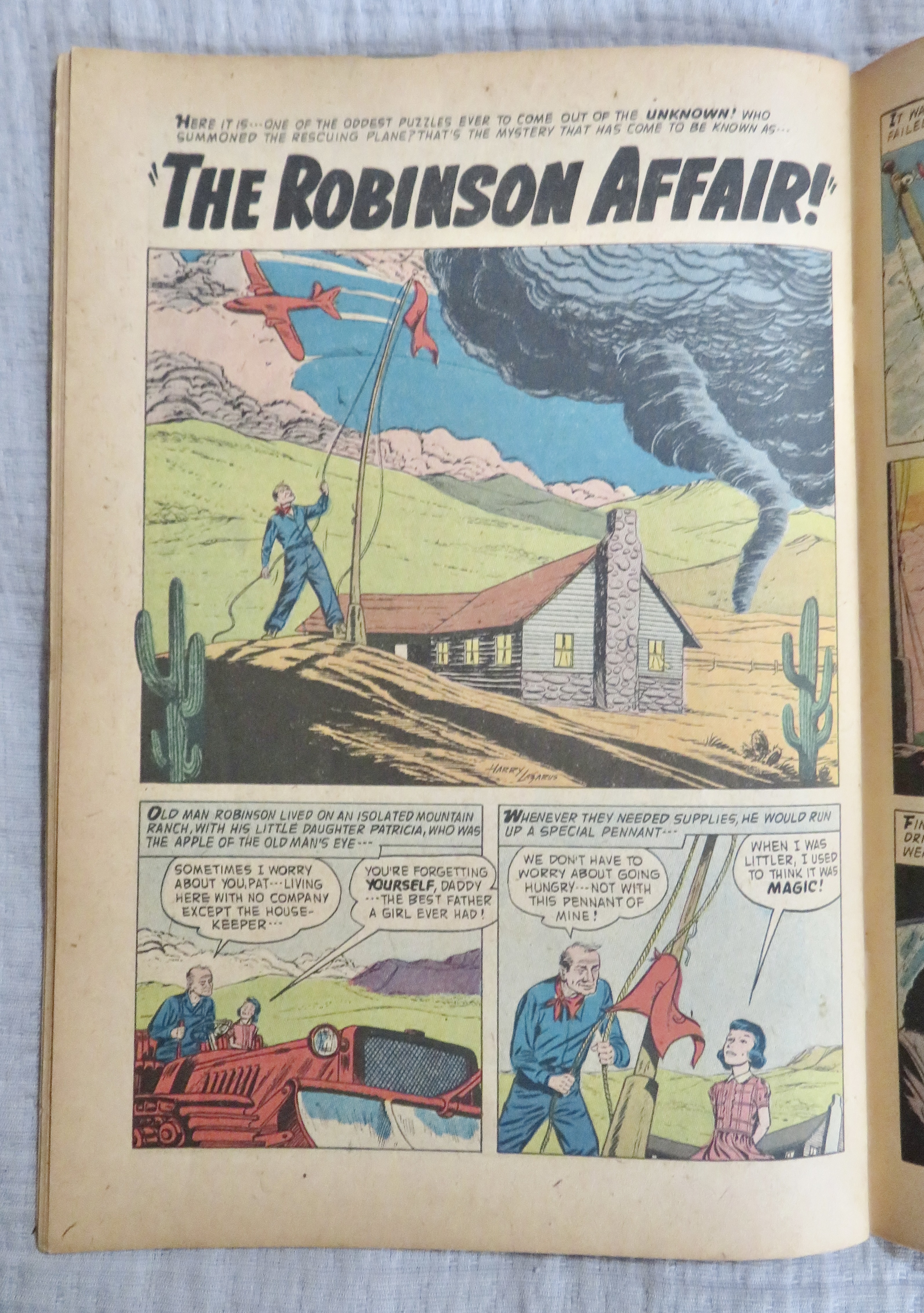 Forbidden Worlds Comic August 1958 Pharaoh's Skis