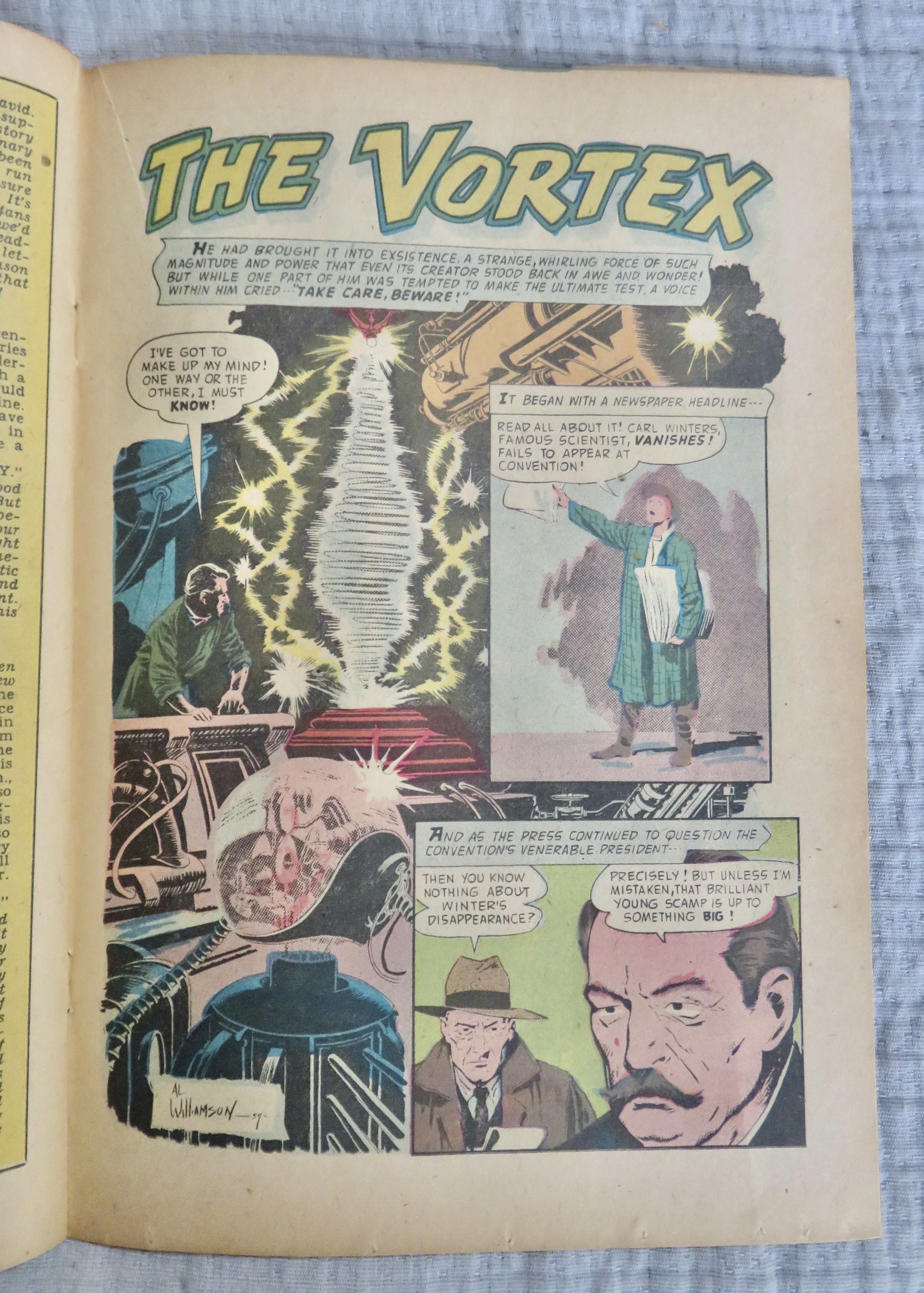 Forbidden Worlds Comic August 1958 Pharaoh's Skis