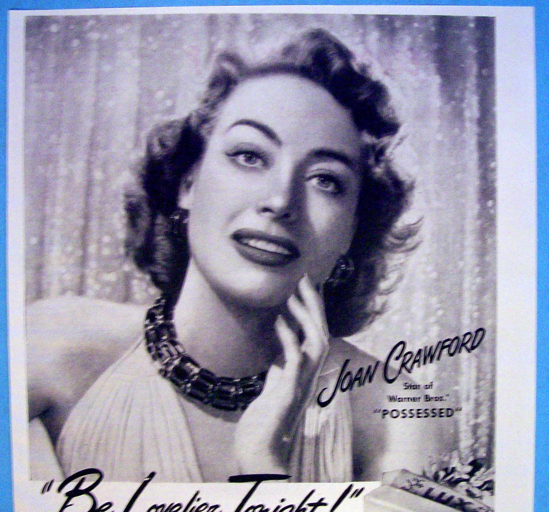 Vintage Ad: 1947 Lux Soap With Joan Crawford