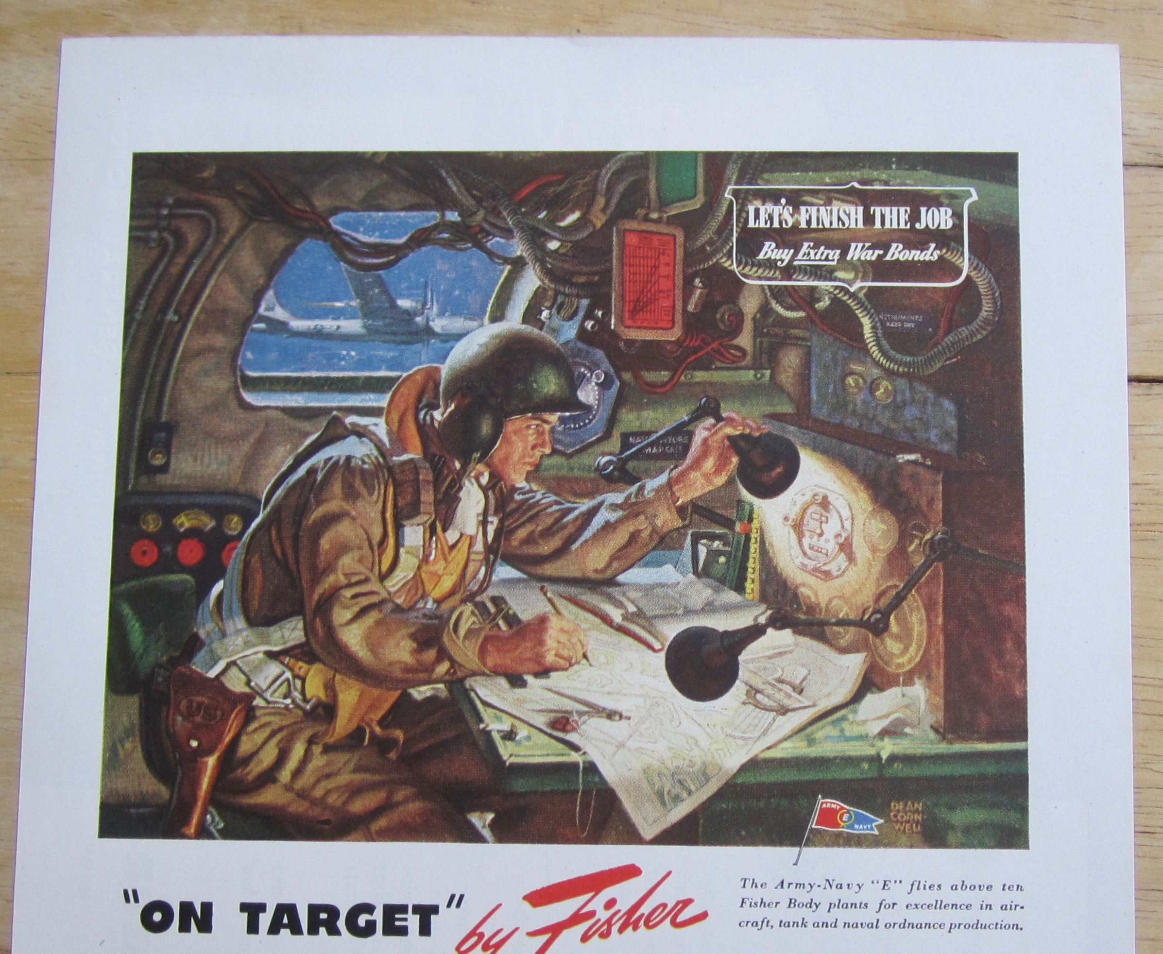 1944 Body By Fisher By Dean Cornwell (On Target)
