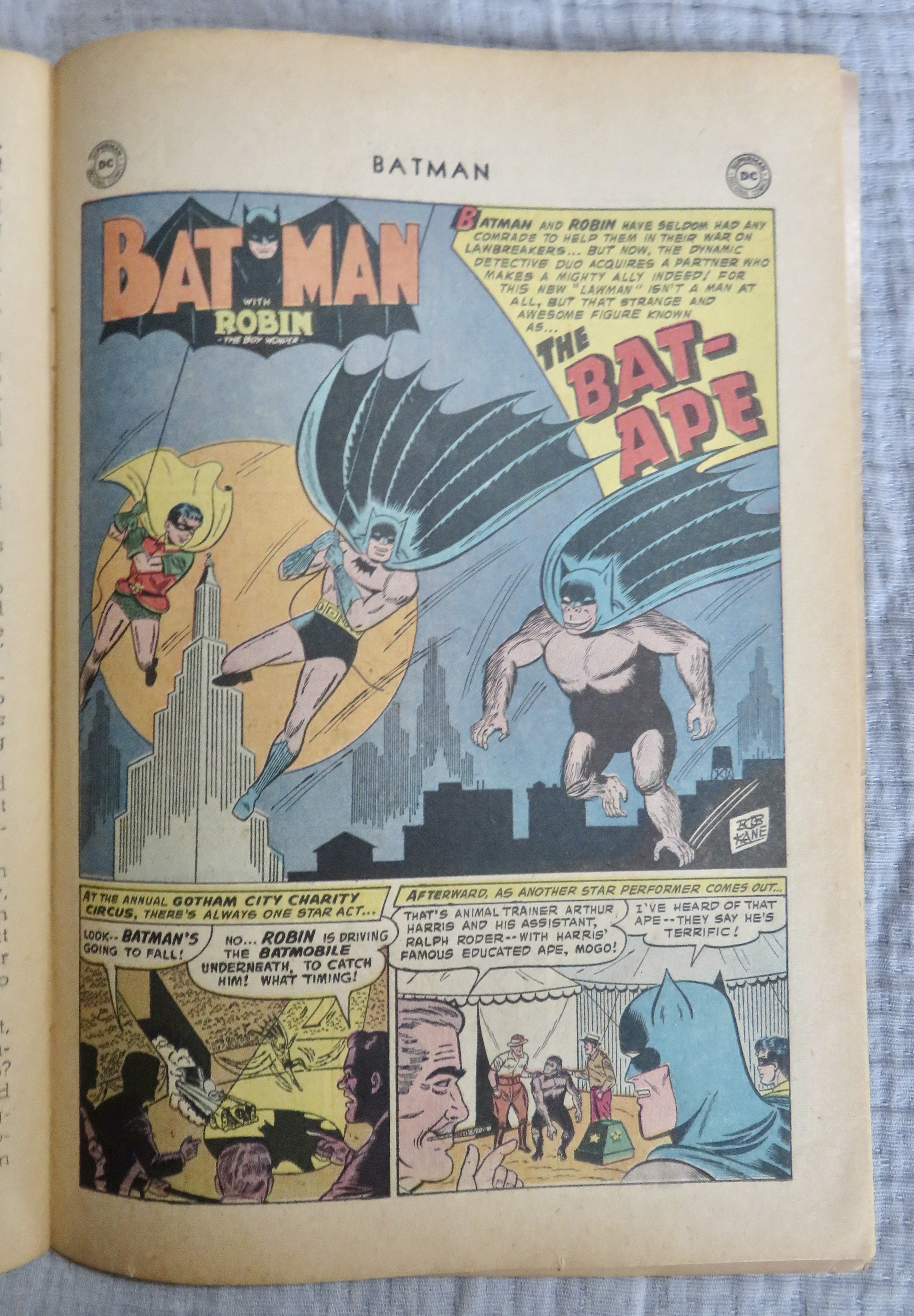 Batman Comic March 1958 The Bat Ape #114