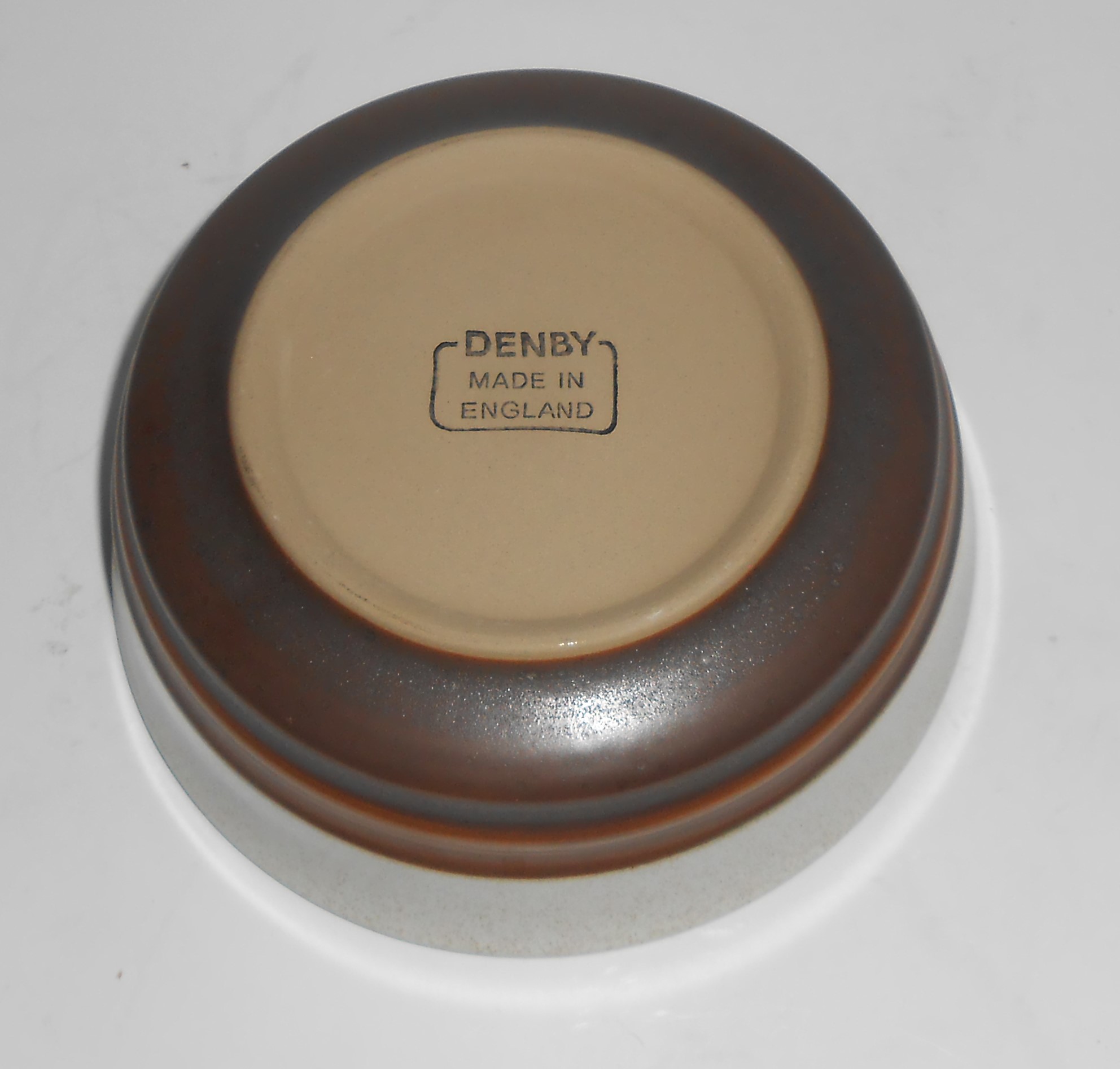 Denby Pottery Stoneware Potter's Wheel Rust Red Cereal