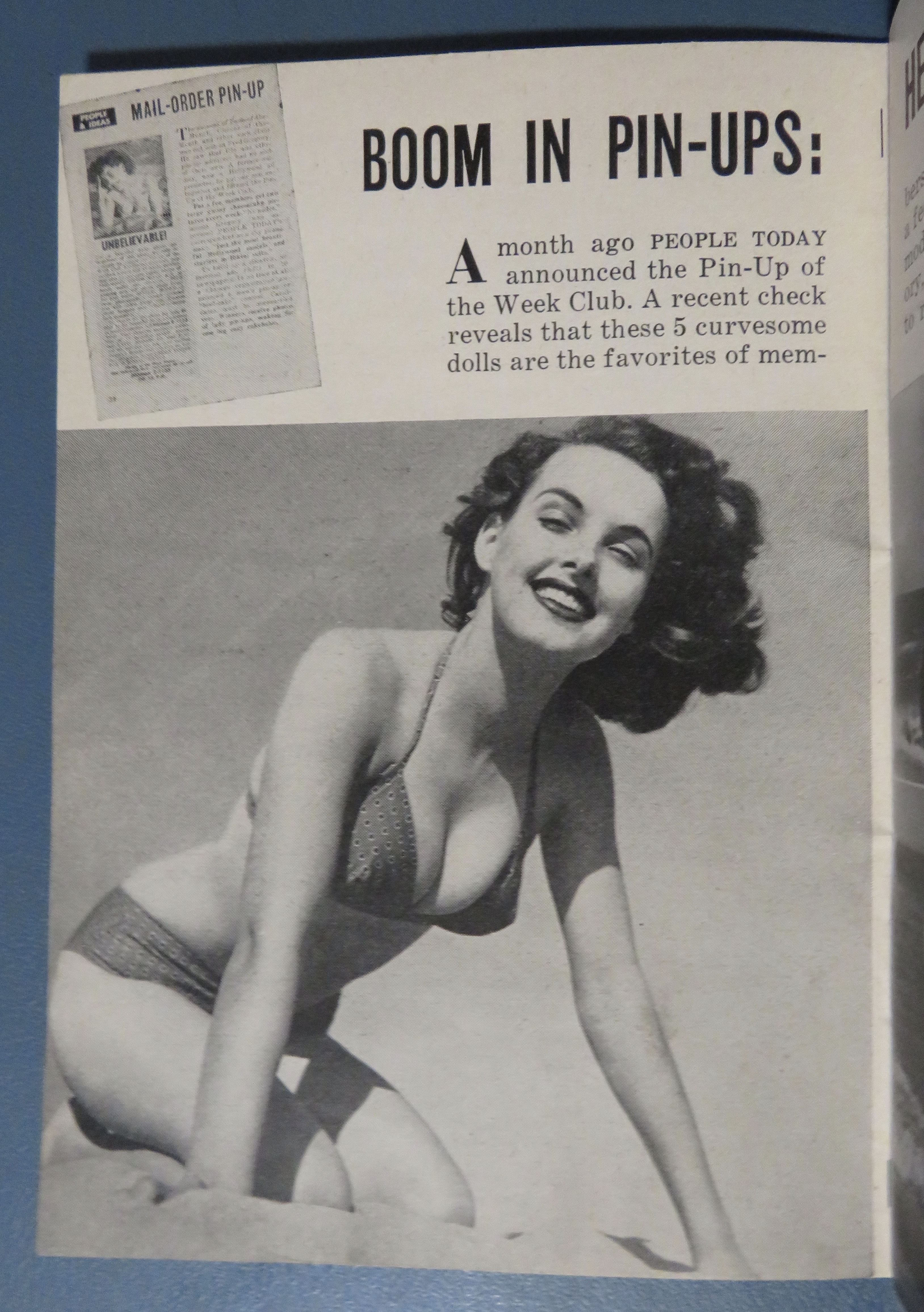 People Today Magazine April 25, 1951 Mindy Carson