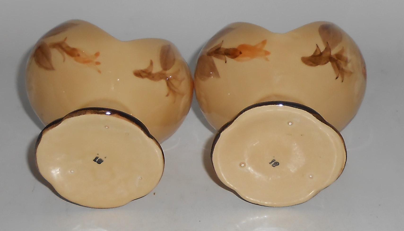 Franciscan Pottery Cafe Royal Pair Candlestick Holders