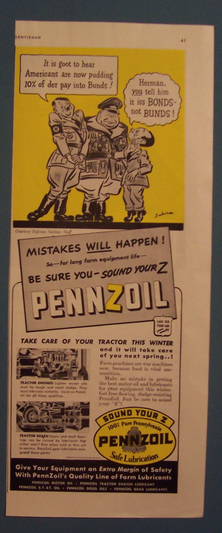 1942 Pennzoil