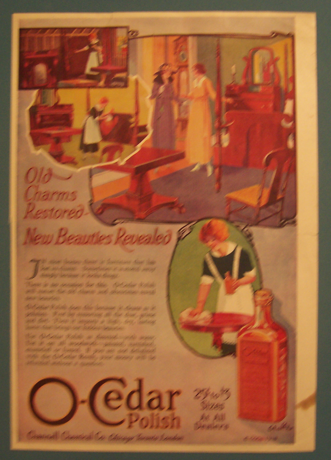 1919  O - Cedar  Polish