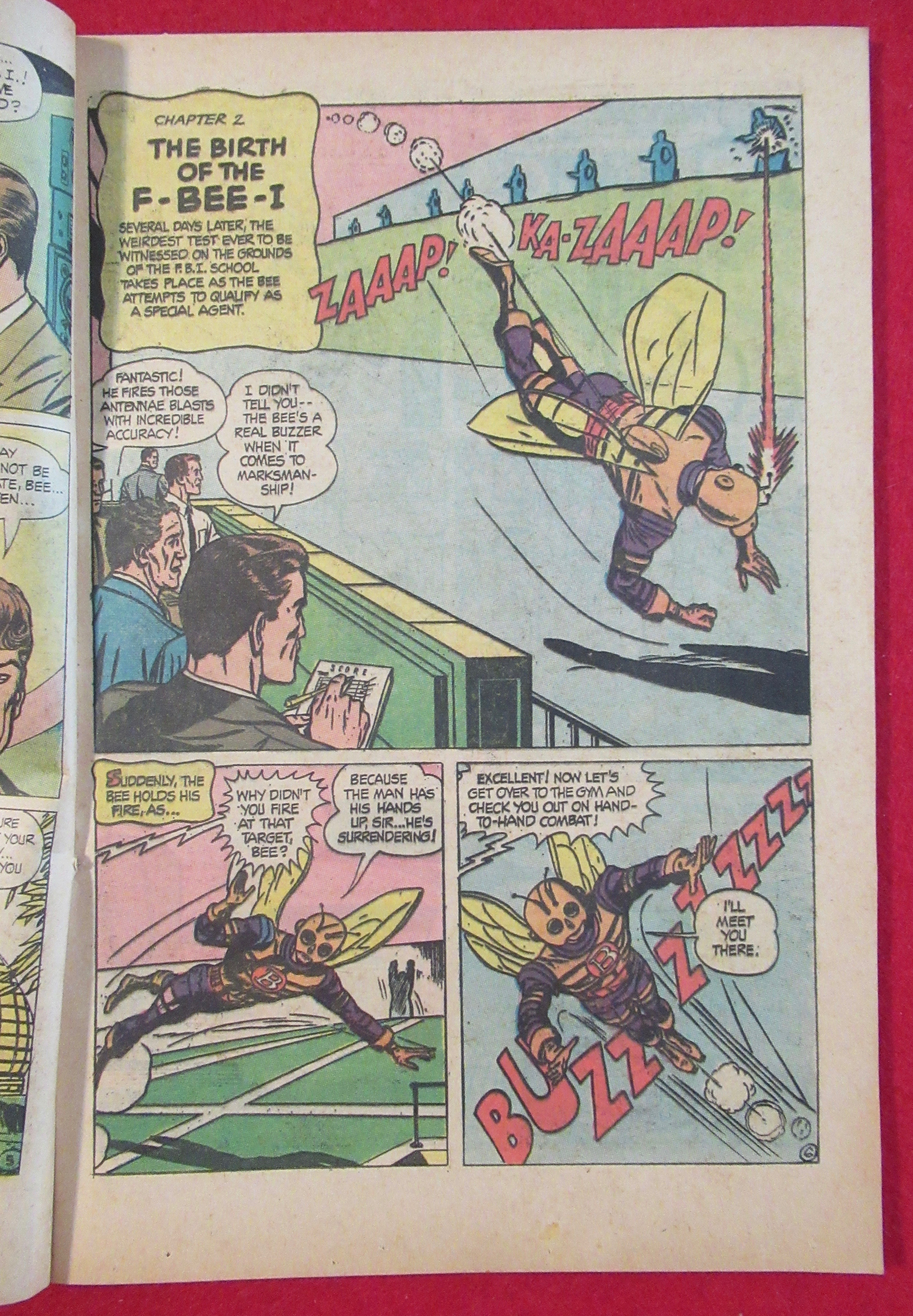 B-Man Comic March 1963 Birth Of F - Bee - I
