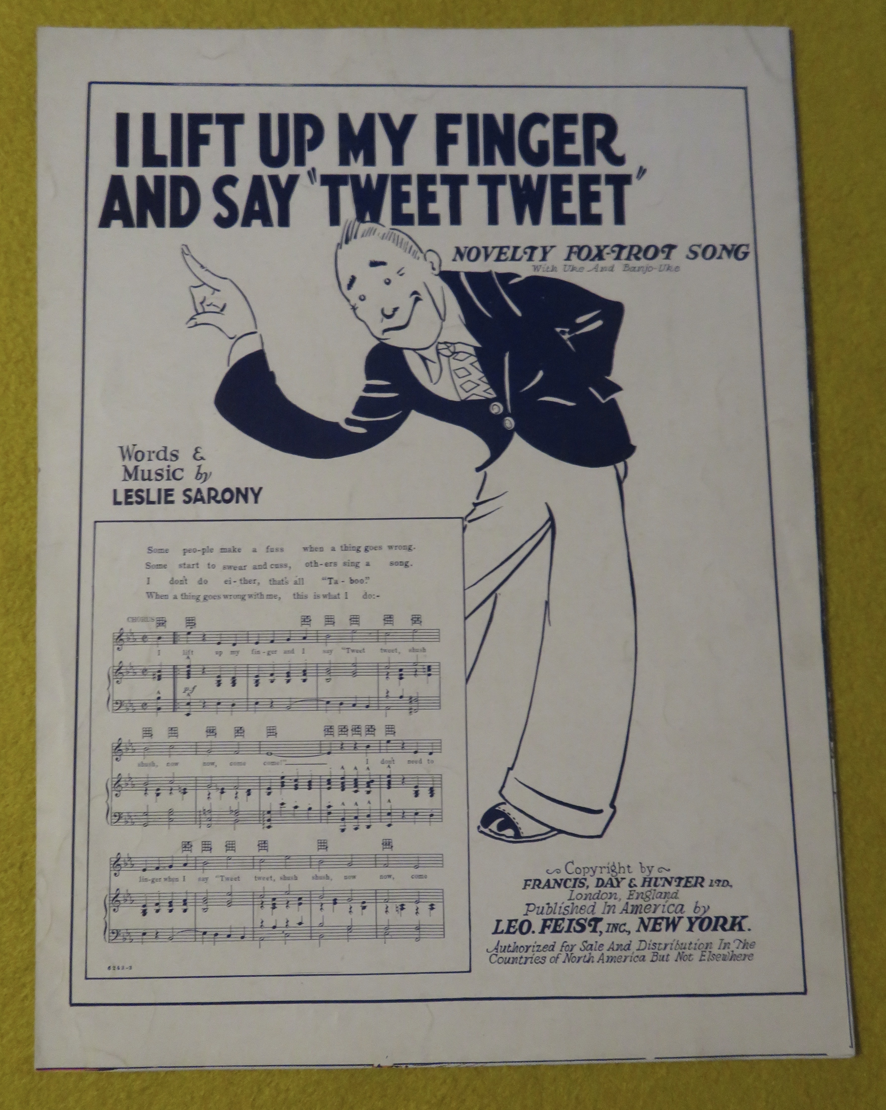 1929 My Book Of Broken Dreams Sheet Music