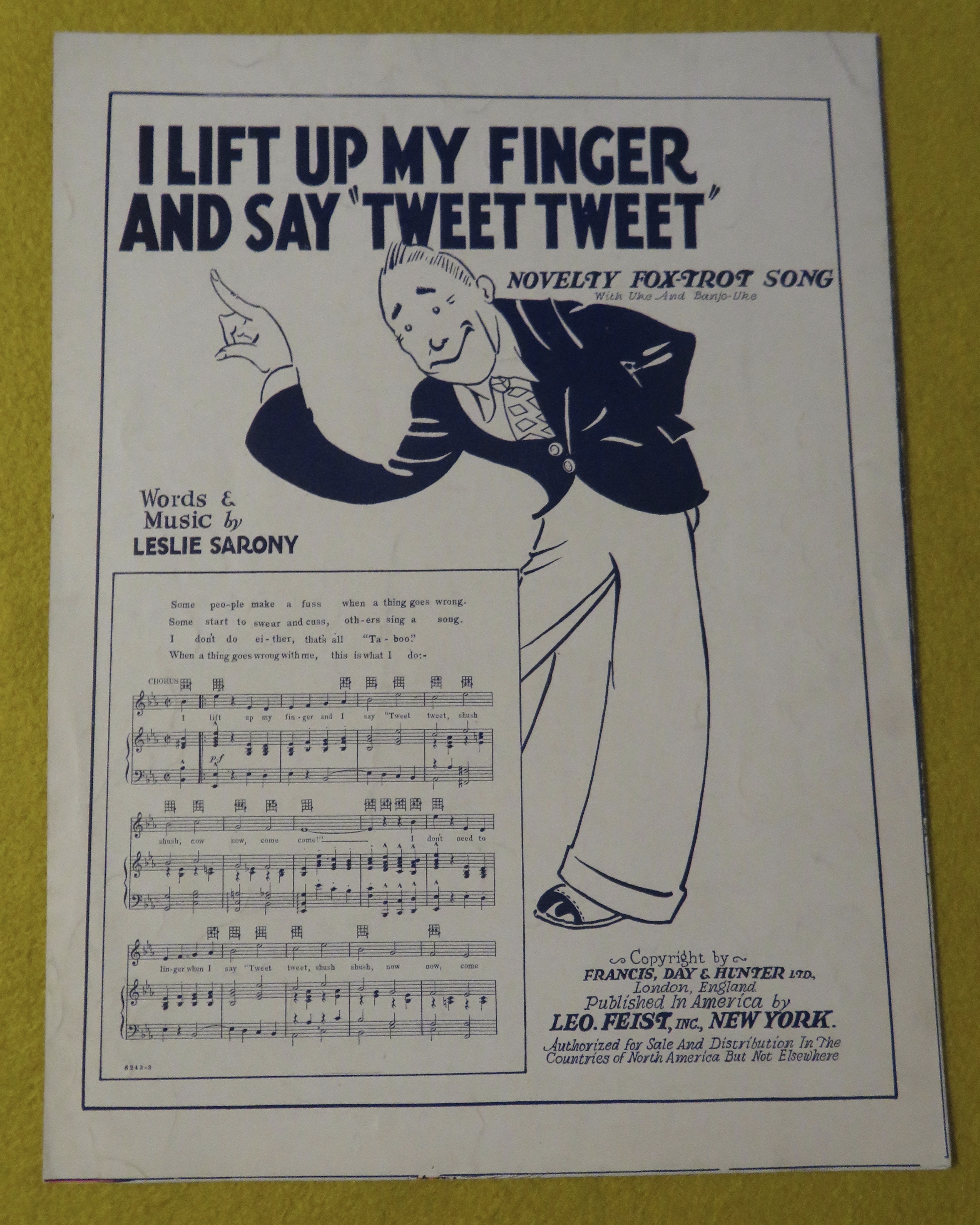 1929 My Book Of Broken Dreams Sheet Music