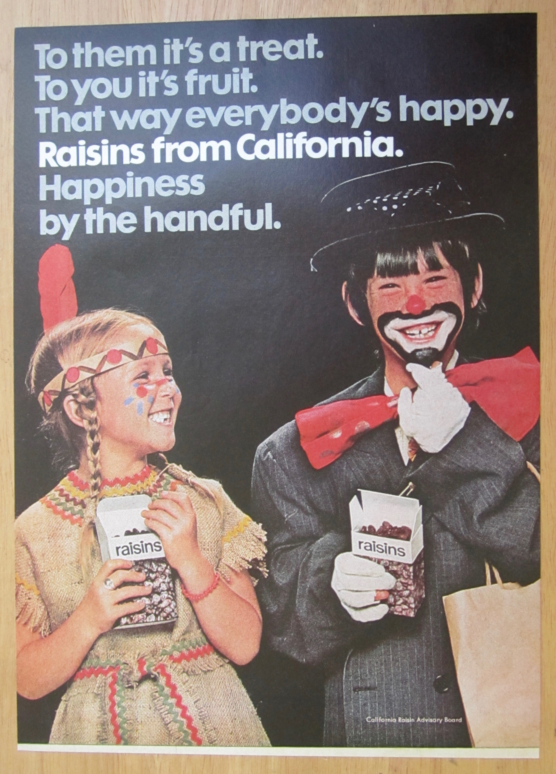 1975 California Raisins with Children in Costumes
