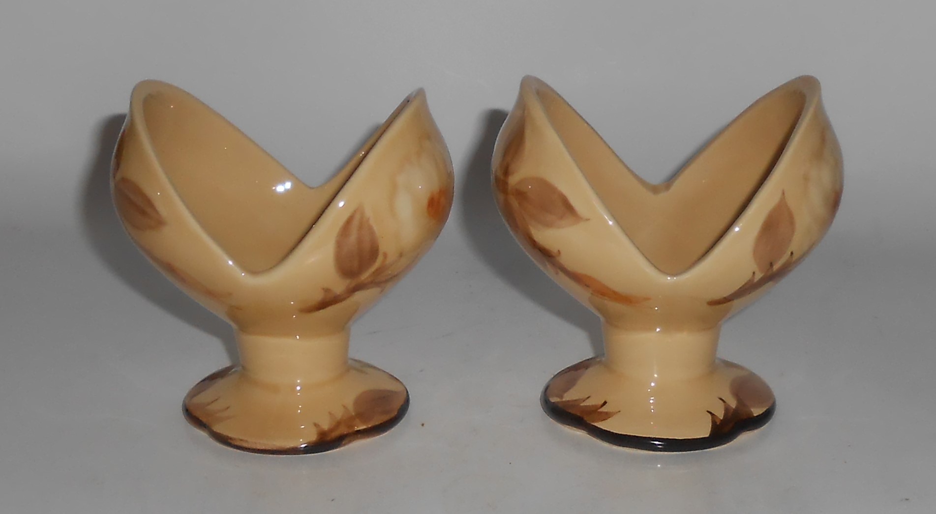 Franciscan Pottery Cafe Royal Pair Candlestick Holders
