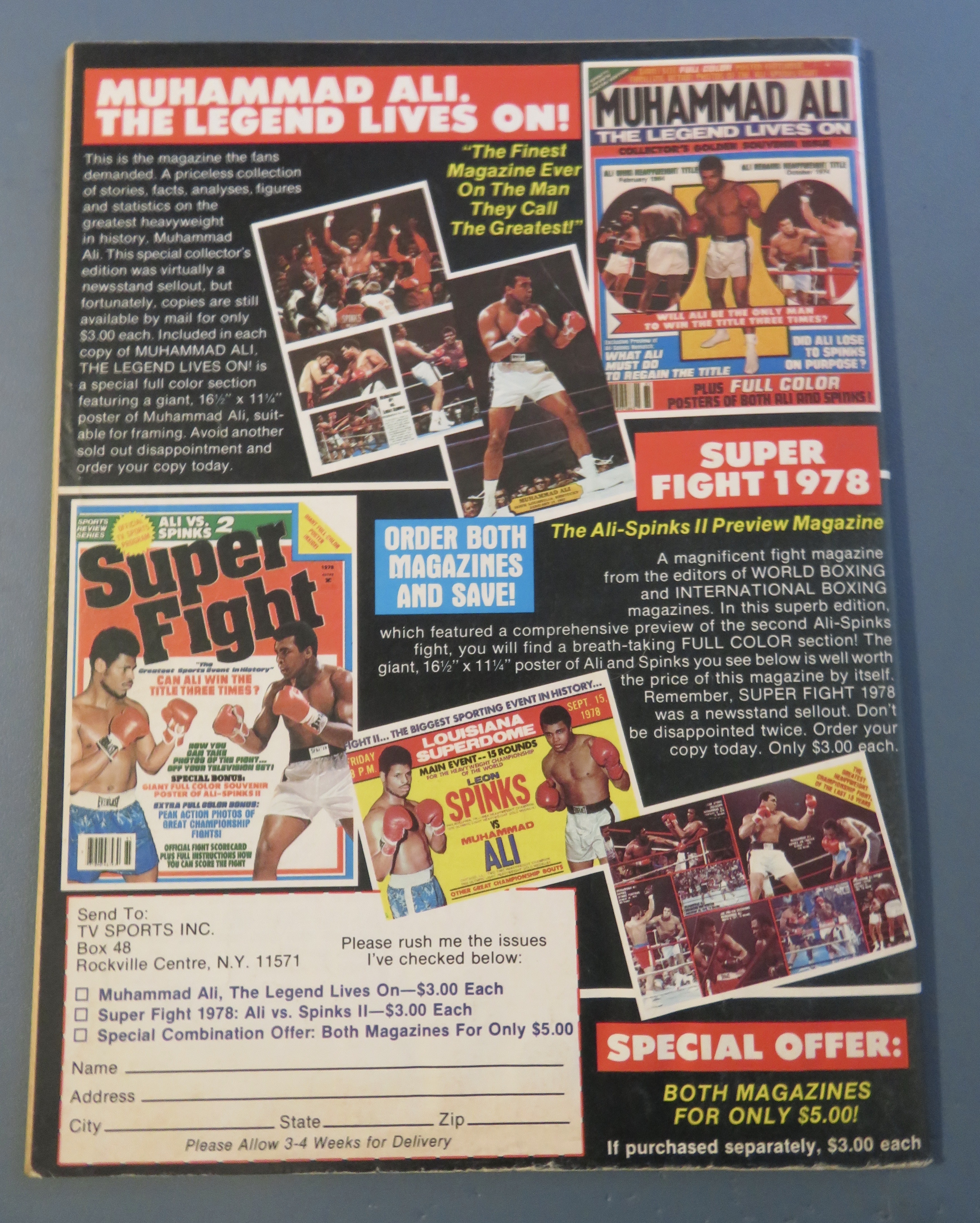 Big Book Of Boxing September 1980 Holmes vs Ali
